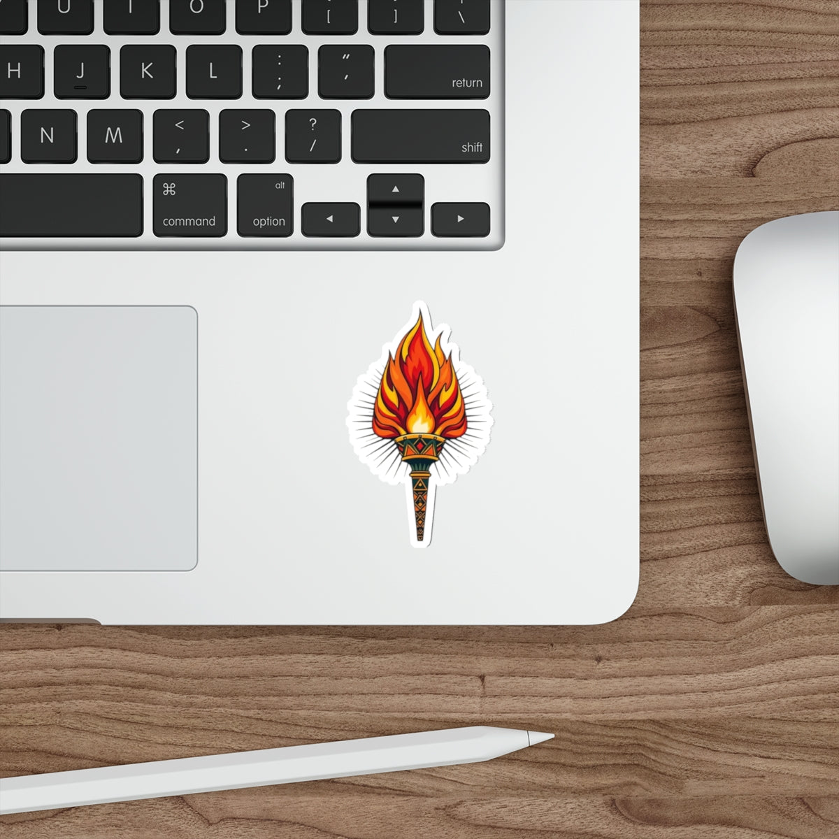 Die-Cut Stickers - Torch of Enlightenment - EqualiTees.Me