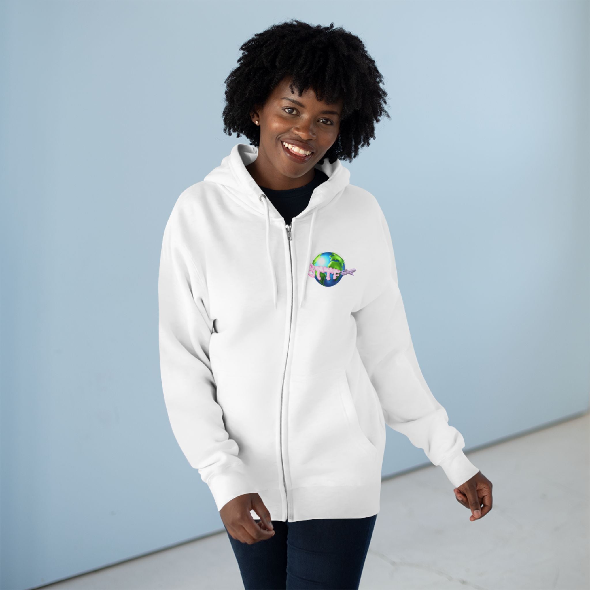 BTTF - Black Trans Travel Fund Unisex Zip-Up Hoodie