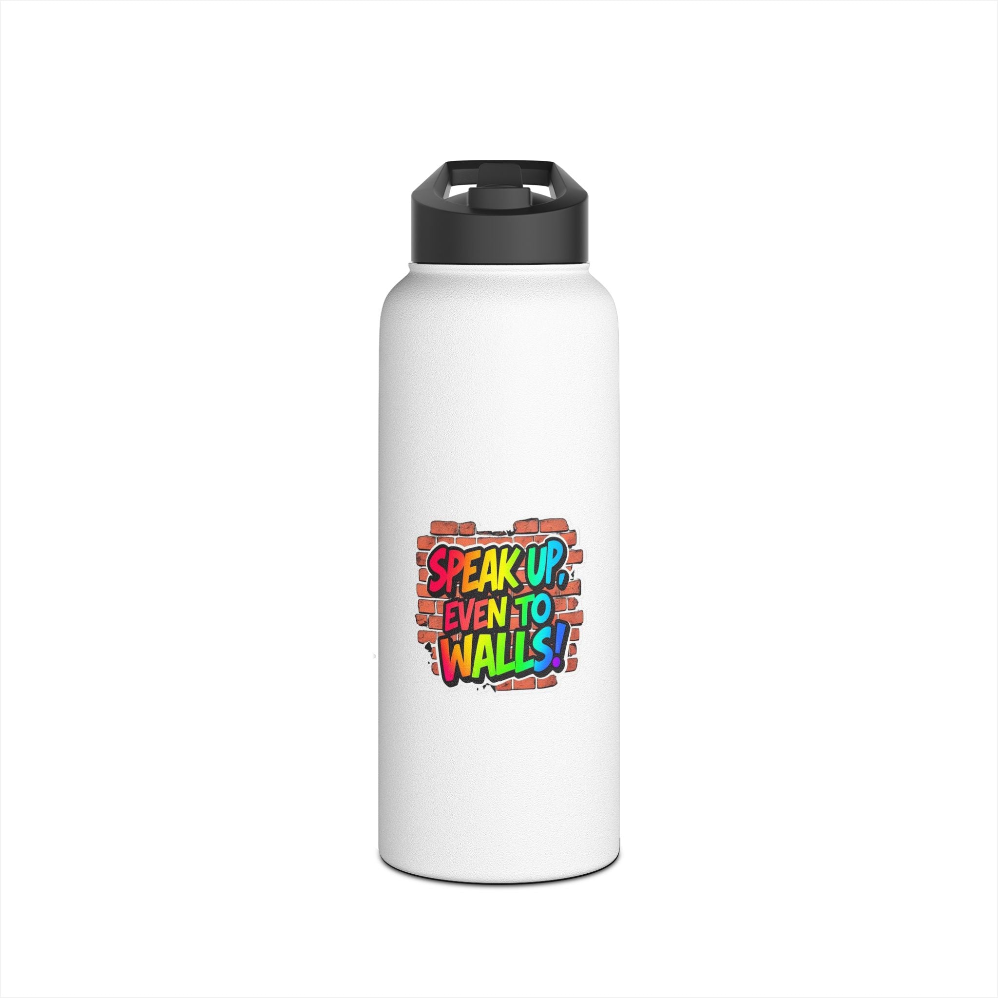 Teaching While Queer Stainless Steel Water Bottle - Perfect for Educators and Allies - EqualiTees.Me