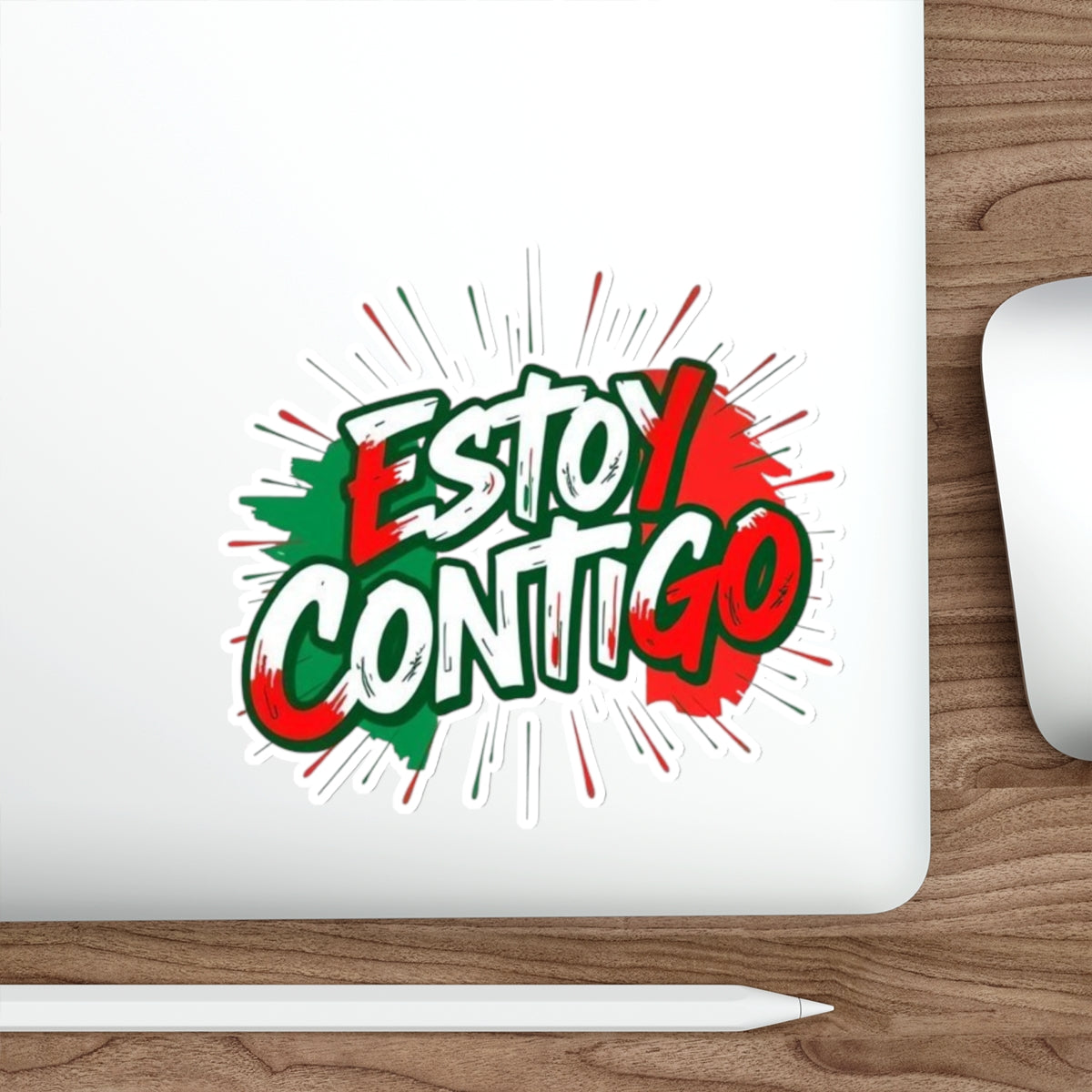 Die-Cut Stickers -  Estoy Contigo - I'm With You - Solidarity With Immigrants - EqualiTees.Me
