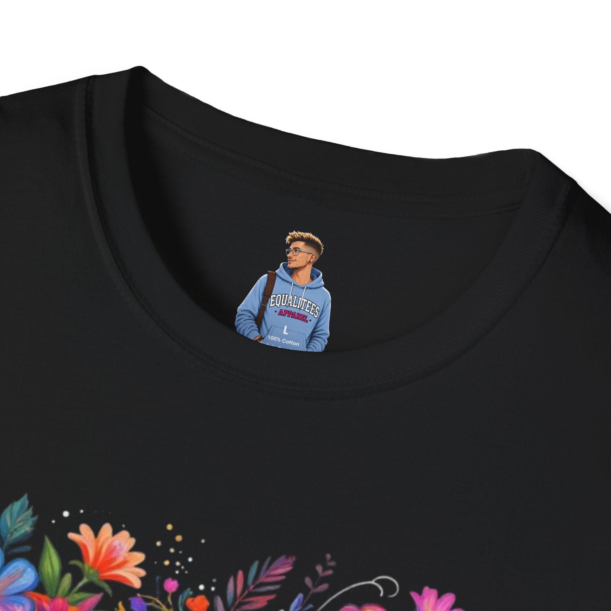 Floral 'FTP' Graphic T-Shirt
