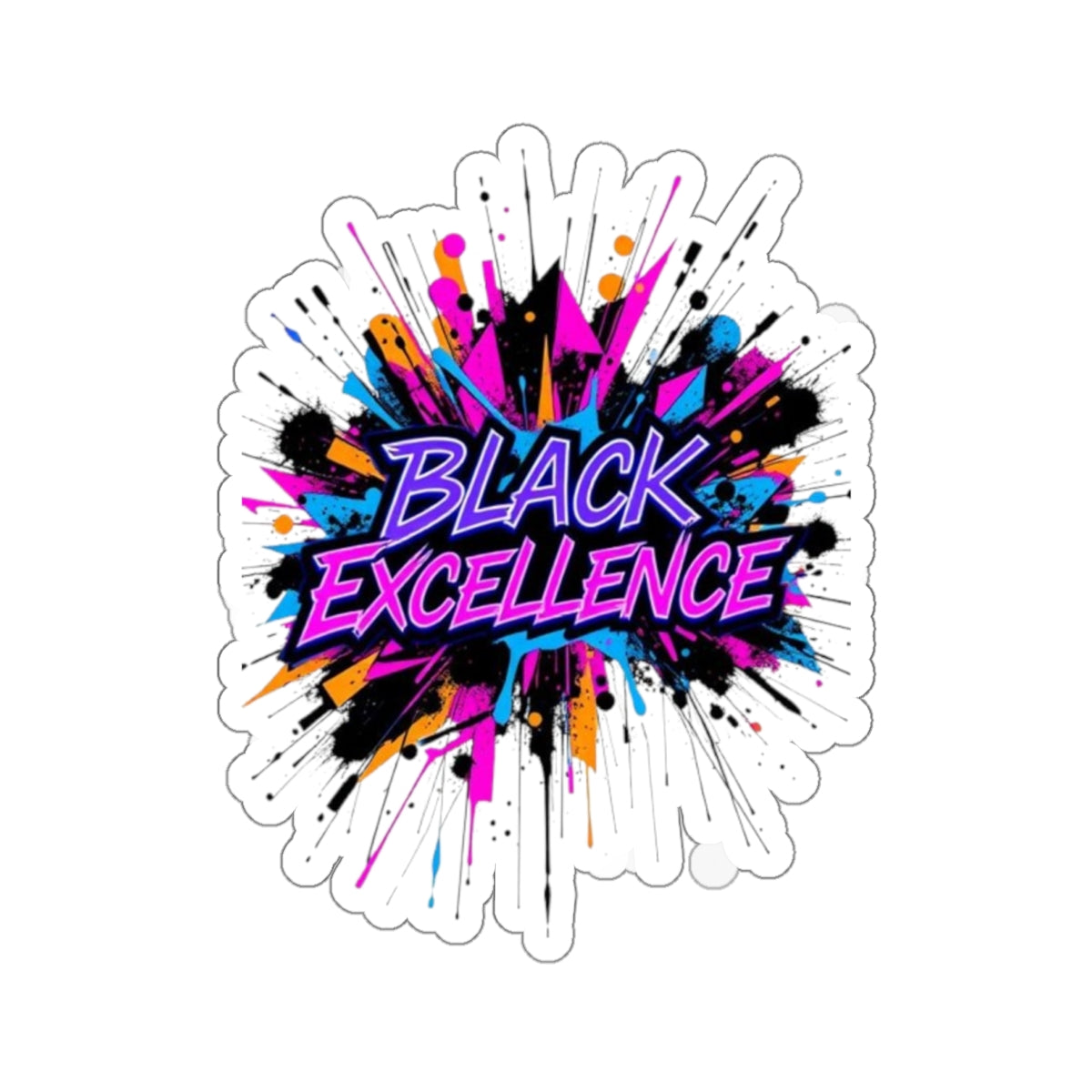 Die-Cut Stickers -  Black Excellence - EqualiTees.Me