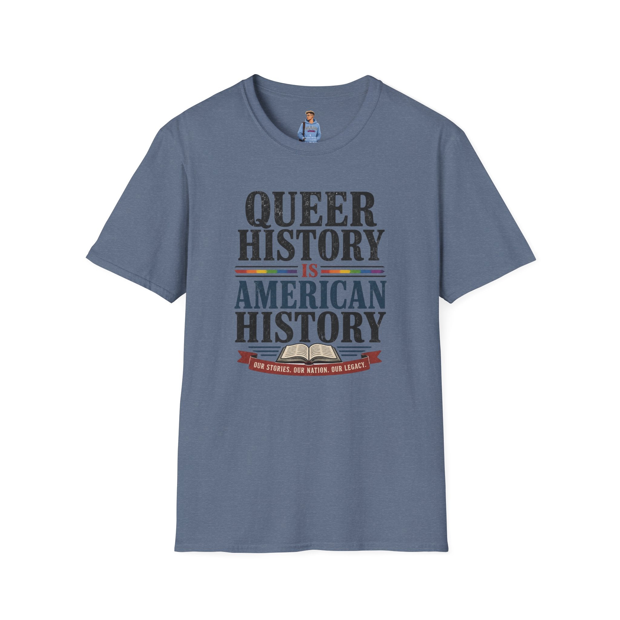 Queer History Is American — Graphic T-Shirt