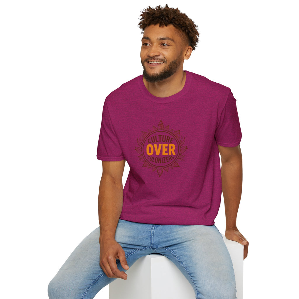 Culture Over Colonizers Unisex Softstyle T-Shirt