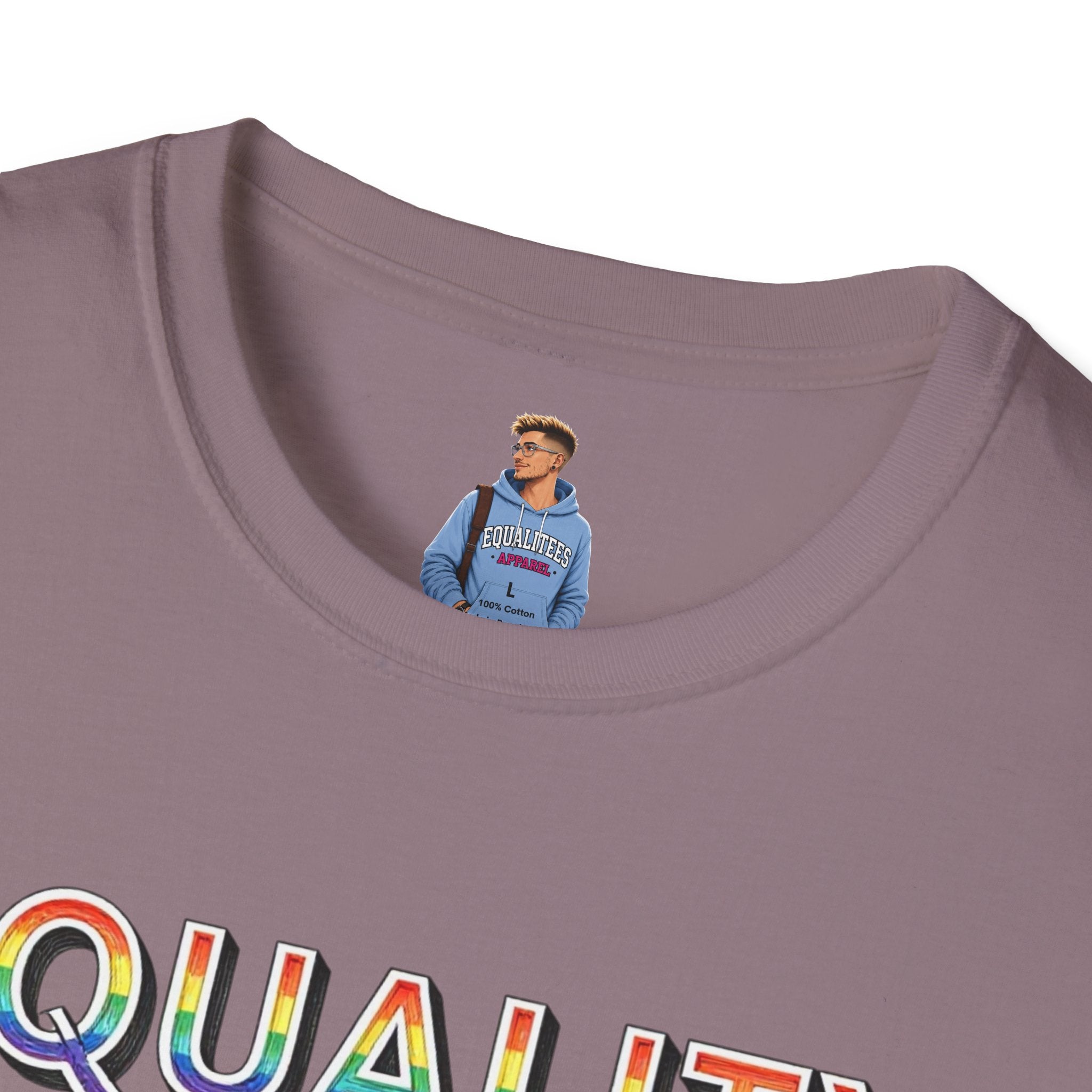 Equality is Greater Than Division T-Shirt — Rainbow Pride Graphic Tee