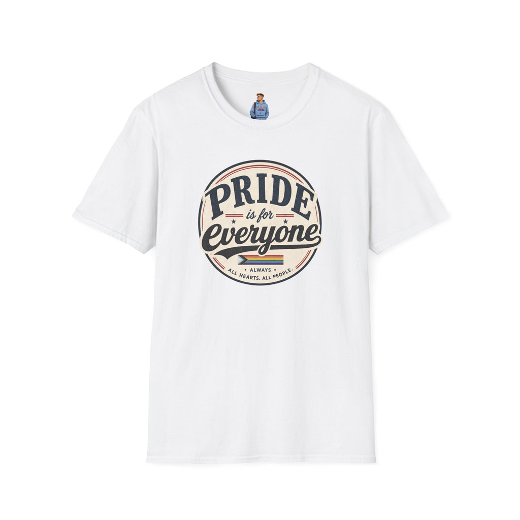 Pride Is for Everyone T-Shirt — Inclusive Retro Pride Tee