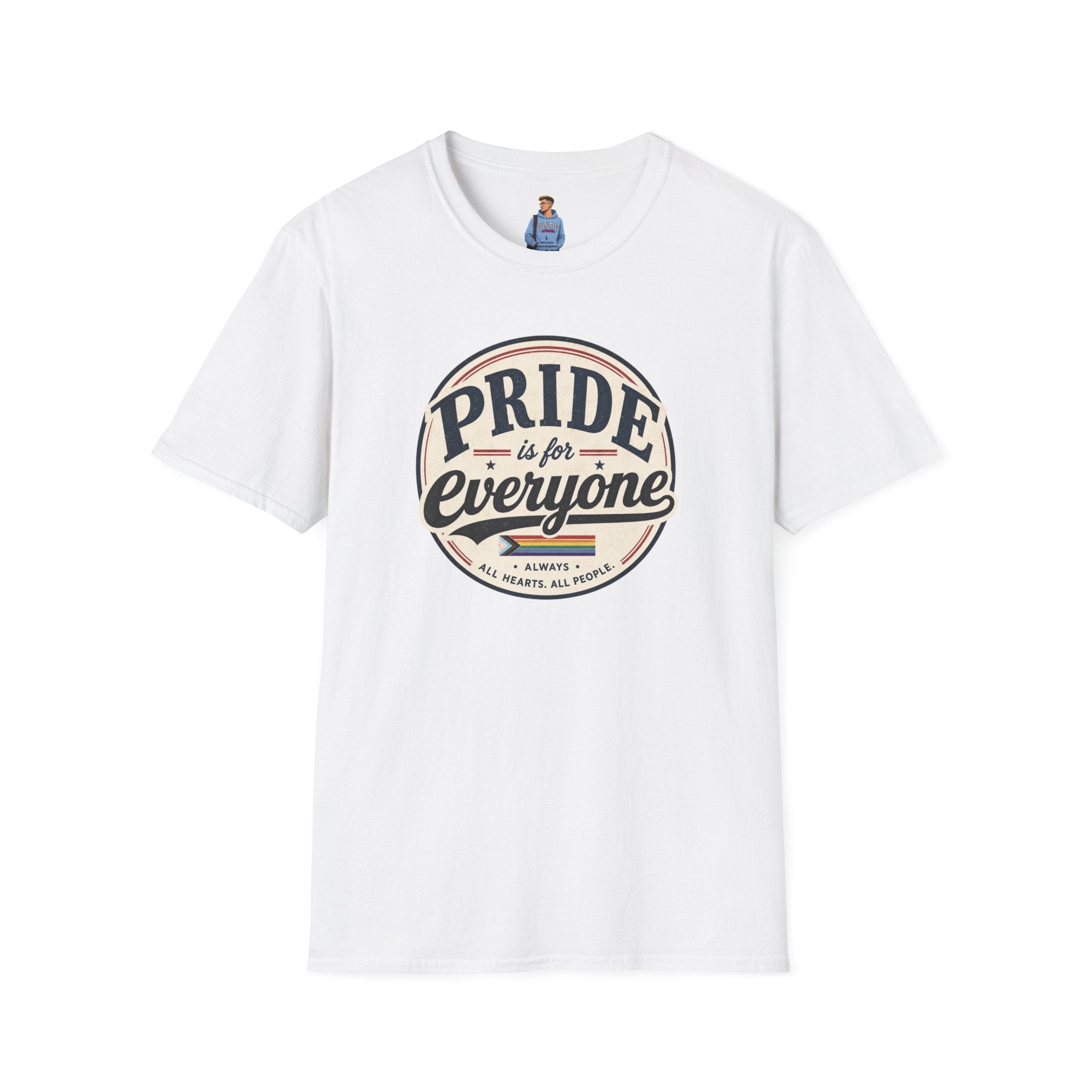 Pride Is for Everyone T-Shirt — Inclusive Retro Pride Tee
