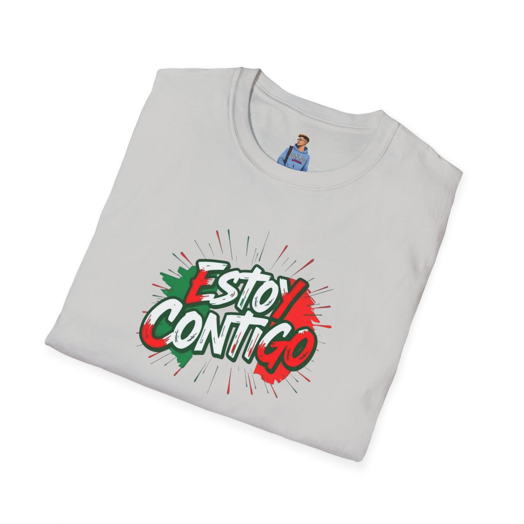 Estoy Contigo (I Am With You) Los inmigrantes hacen grande a Estados Unidos Camiseta unisex de estilo suave Camiseta clásica de protesta