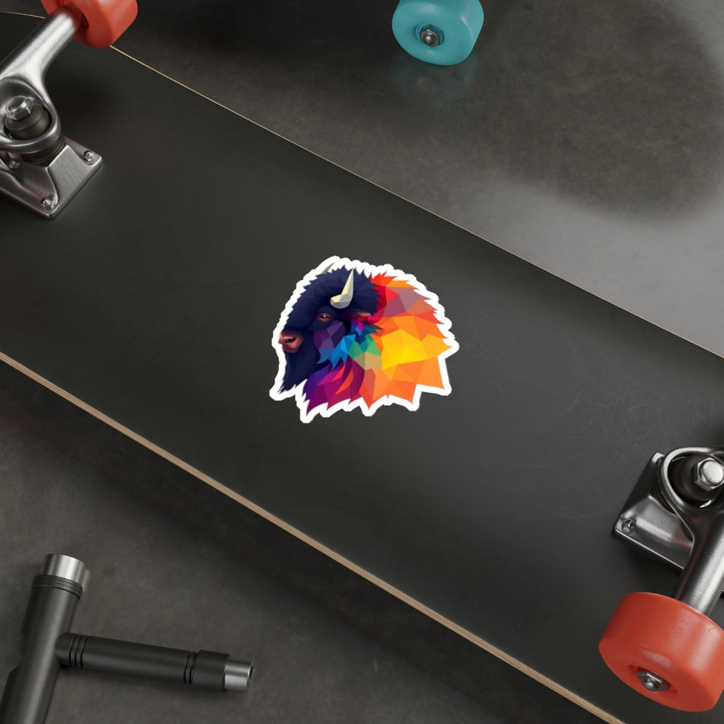 Die-Cut Stickers - Pride Bison - EqualiTees.Me