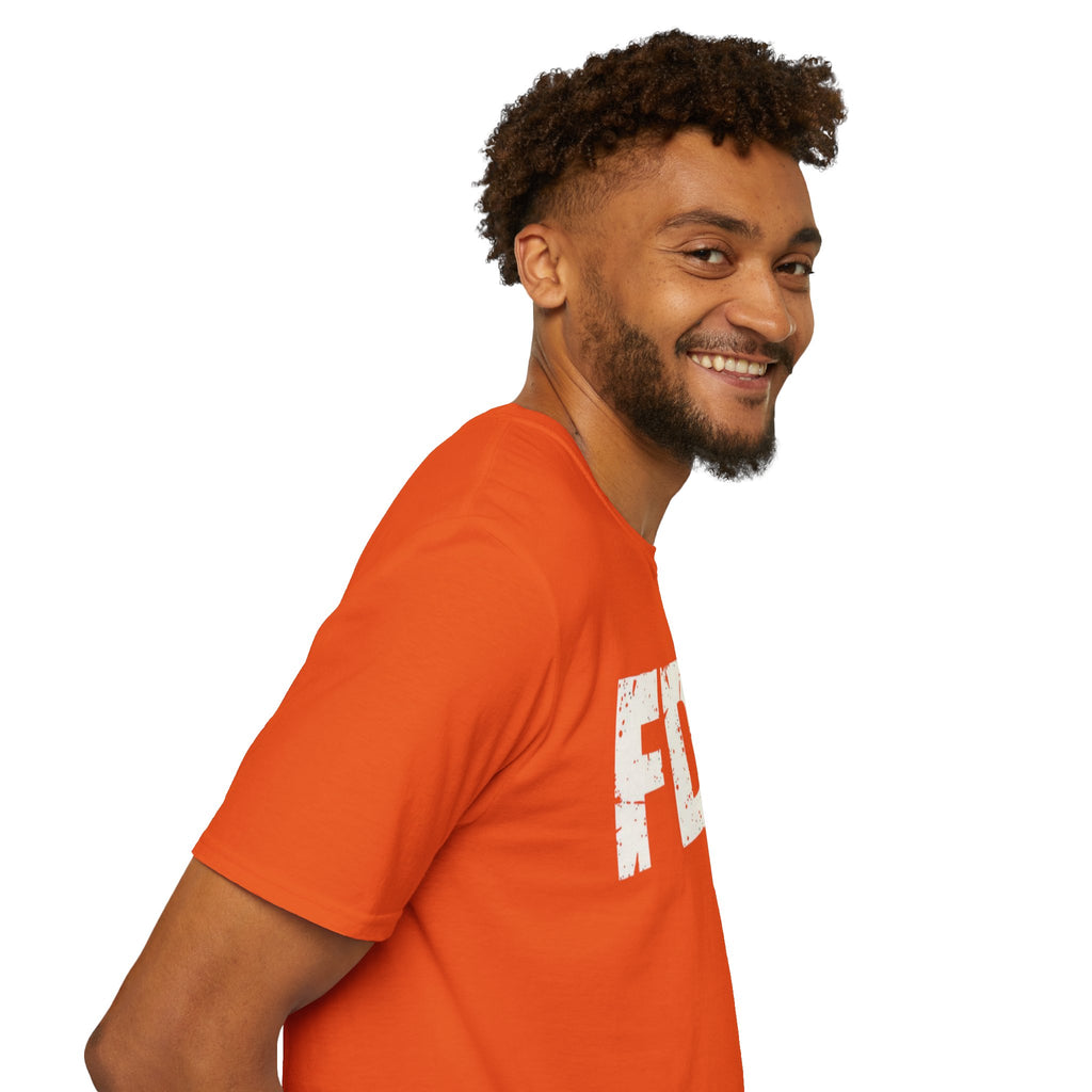 FDT Political Protest Distressed Graphic T-Shirt