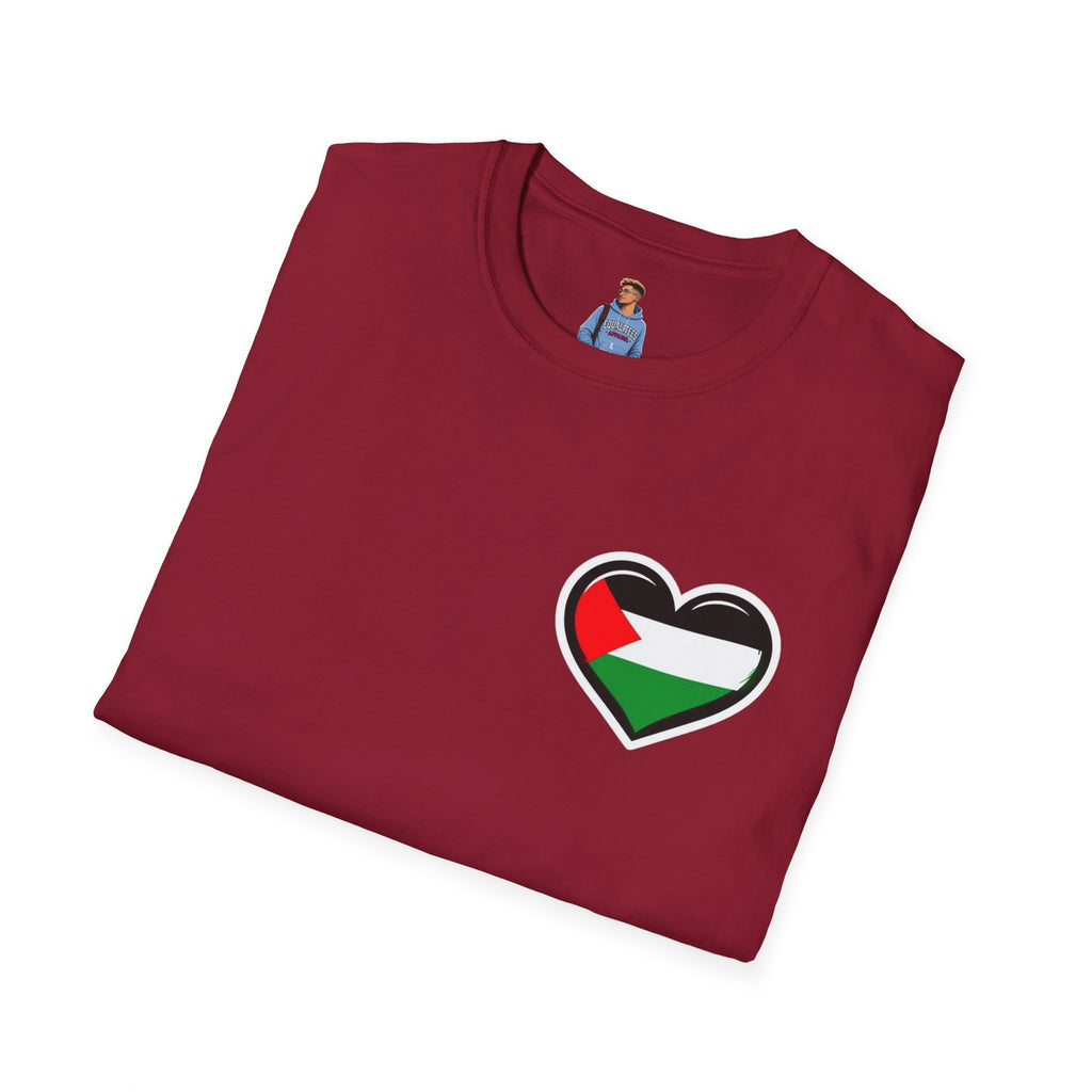 Camiseta unisex de estilo suave: "Apoya a Gaza y todos somos Palestina".