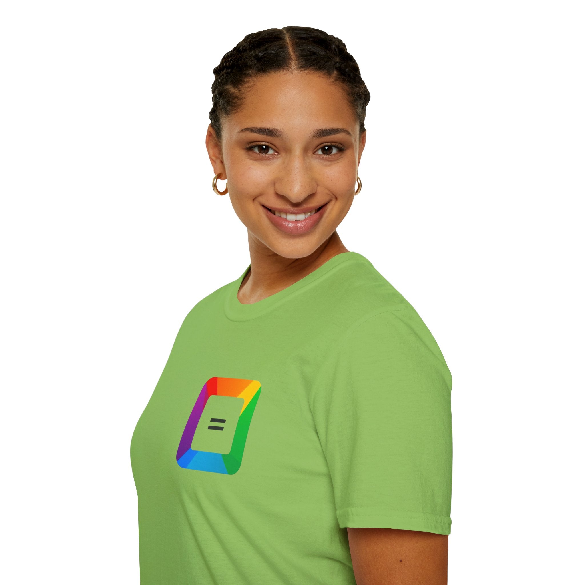 Pride-Theme Unisex Softstyle T-Shirt - "True freedom is Equality for ALL"