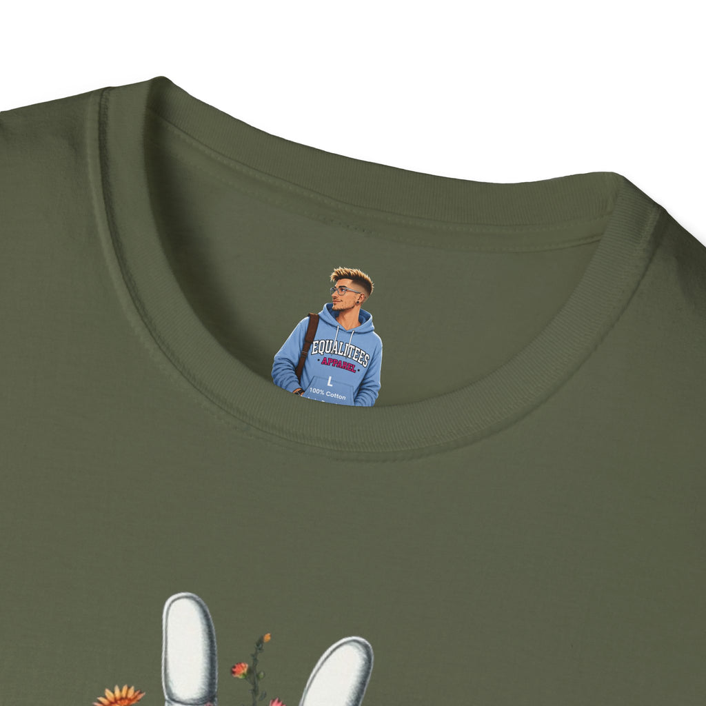 Camiseta unisex de estilo suave Grow Peace: inspiración boho, perfecta para festivales y uso diario