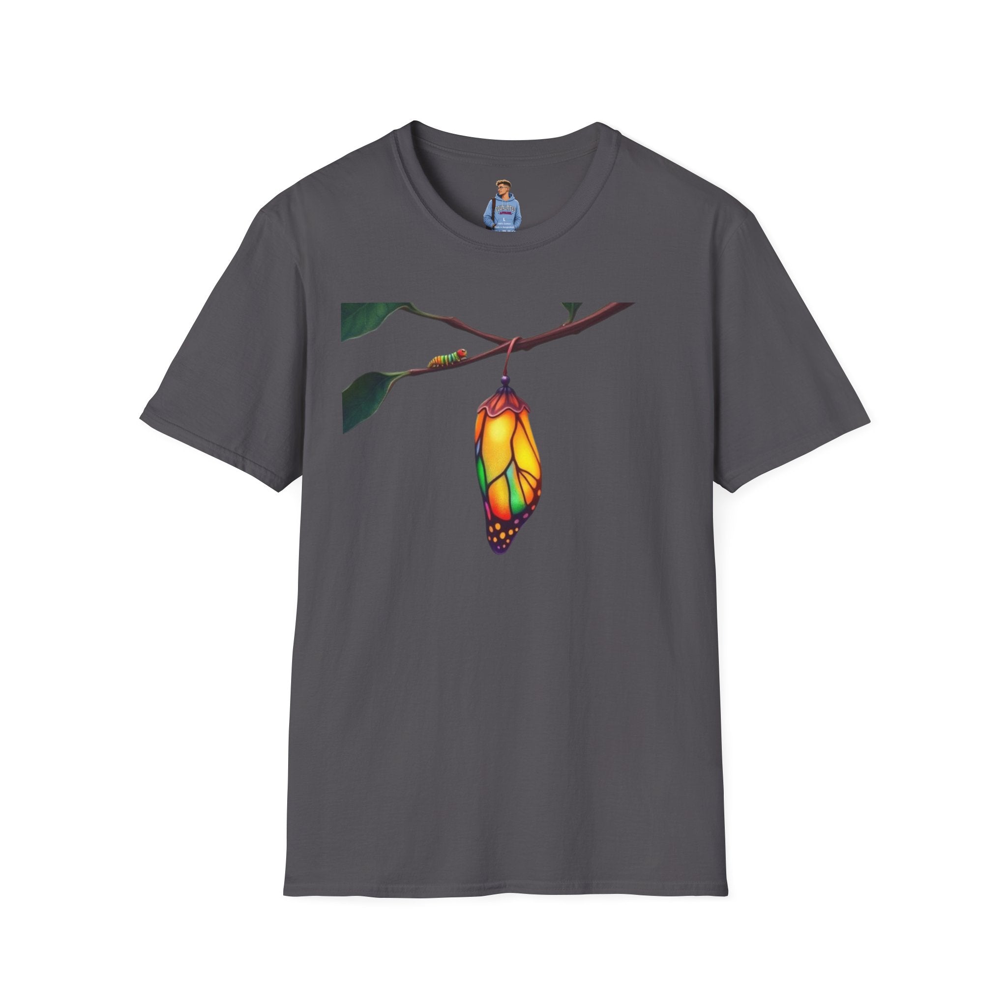 Rainbow Butterfly Cocoon Pride T-Shirt