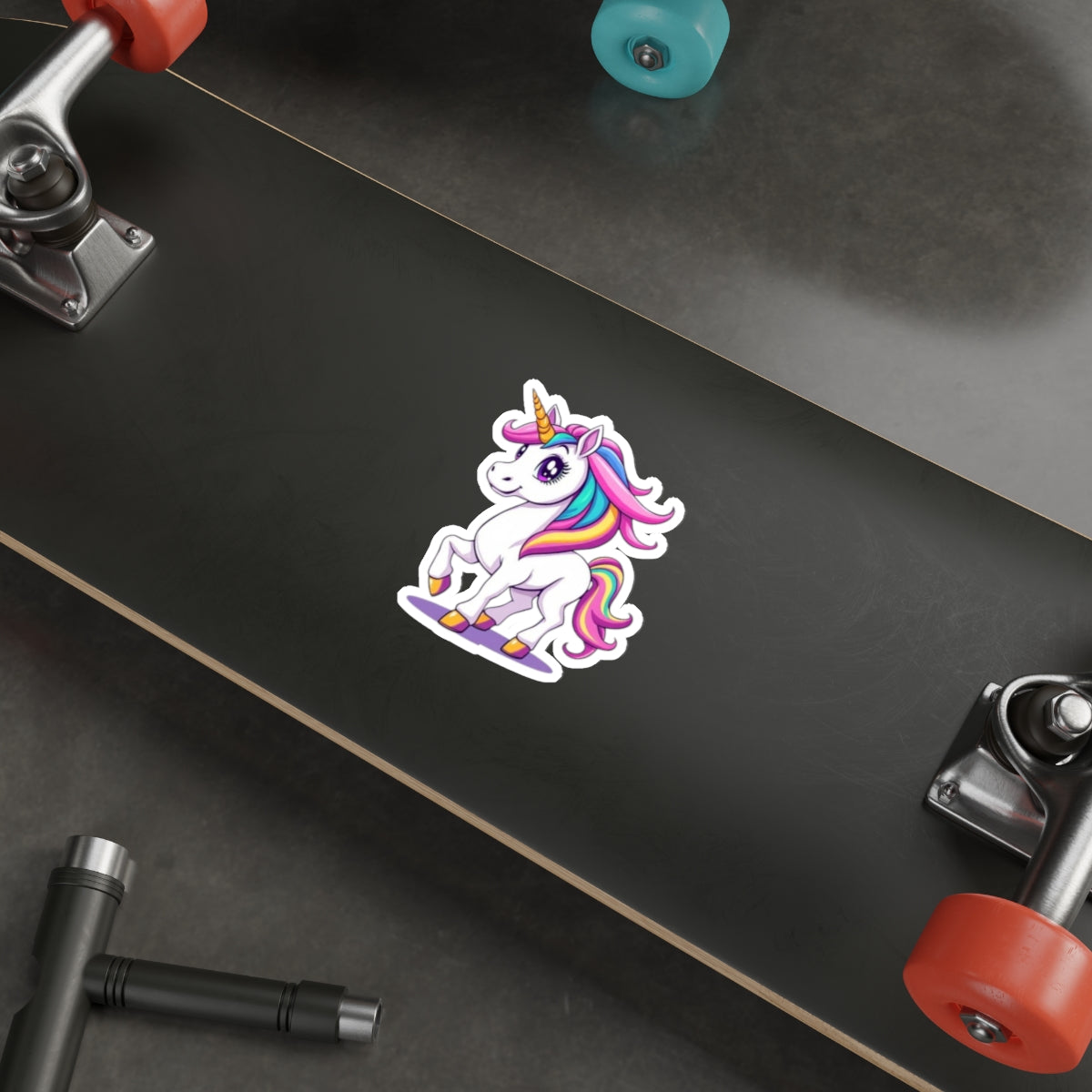 Die-Cut Stickers - Cute Unicorn - EqualiTees.Me