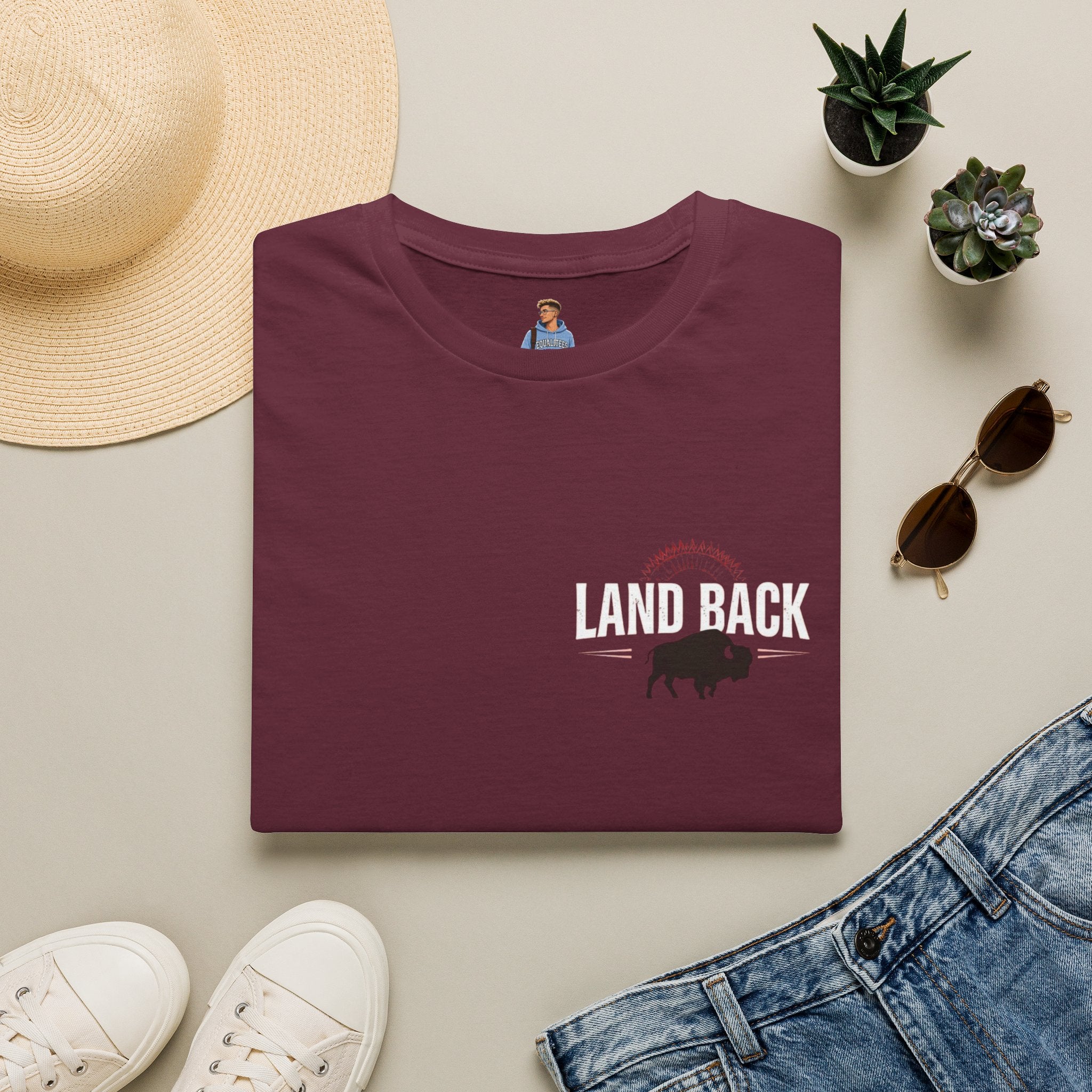 'Land Back' Unisex Softstyle T-shirt