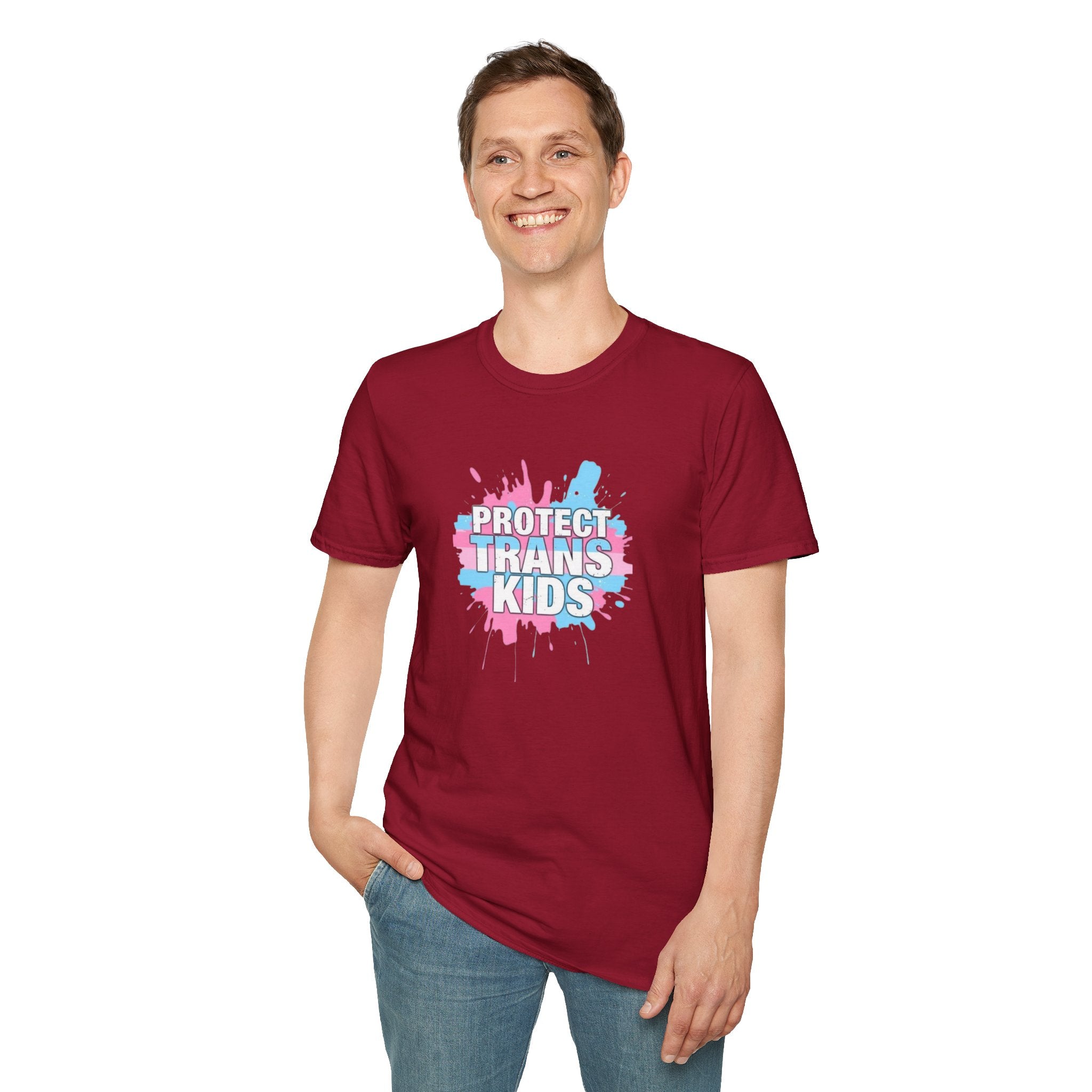 Camiseta unisex infantil "Protect Trans" - Ropa de apoyo LGBTQ+