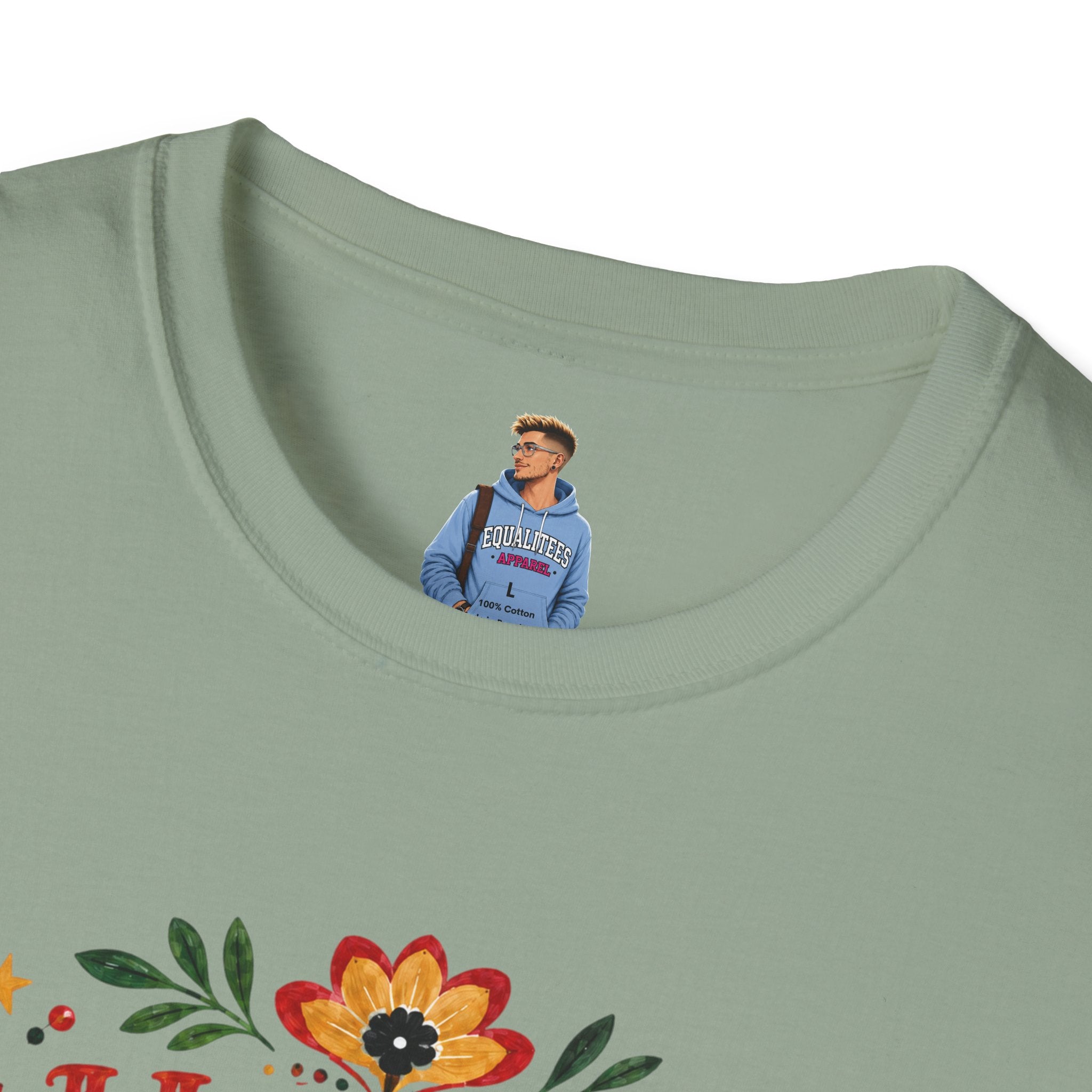 Juneteenth T-Shirt — "Happy Juneteenth" Floral Celebration Tee
