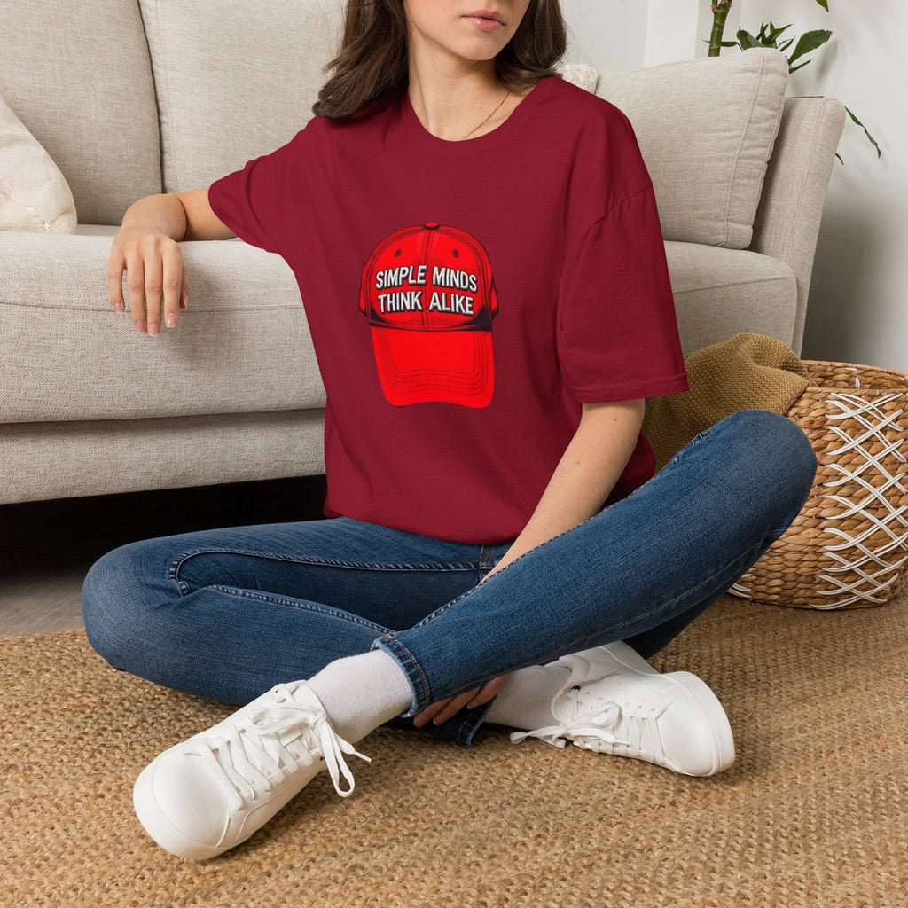Simple Minds Think Alike T-Shirt' & 'Make America Think Again' Graphic Tee