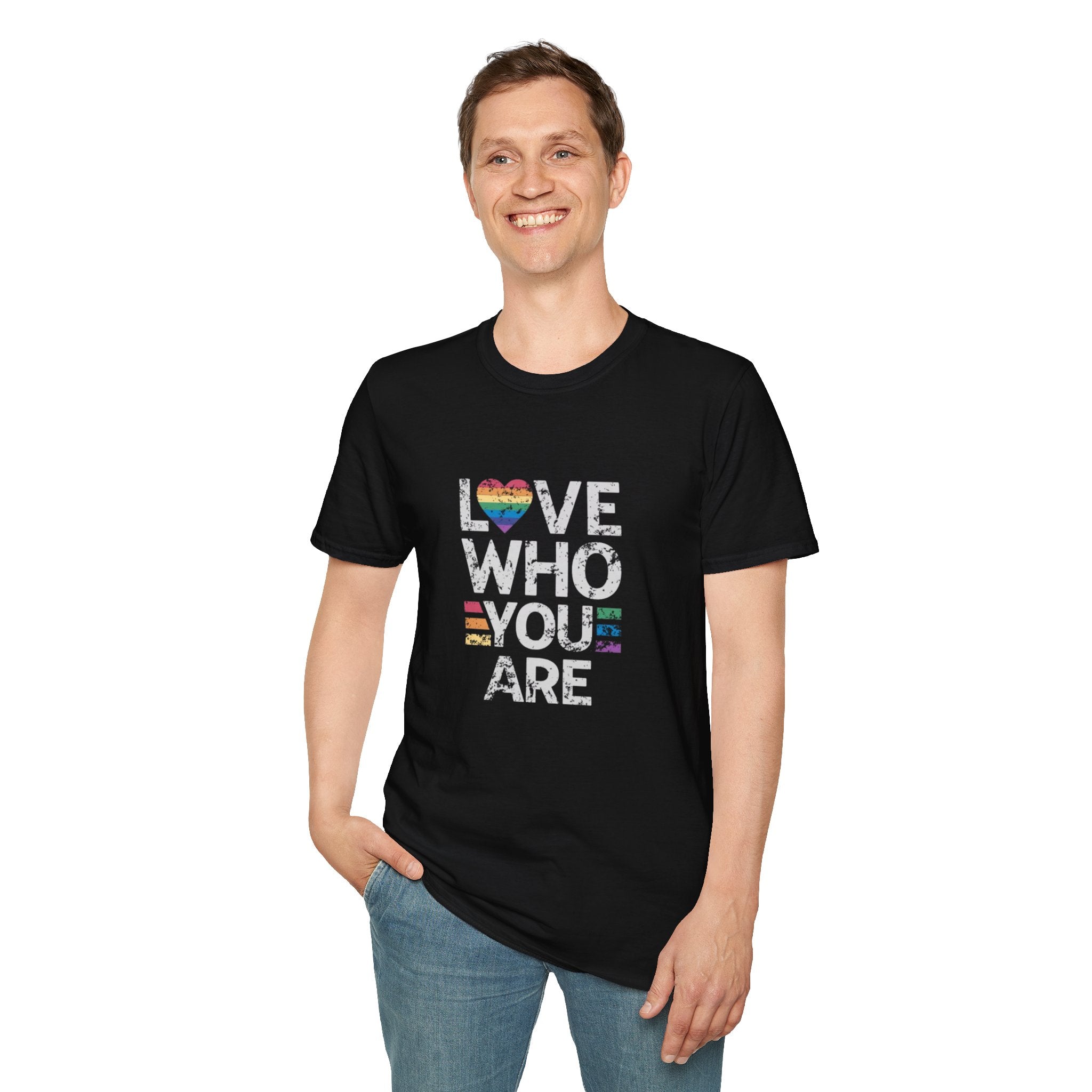 Love Who You Are Unisex Softstyle T-Shirt