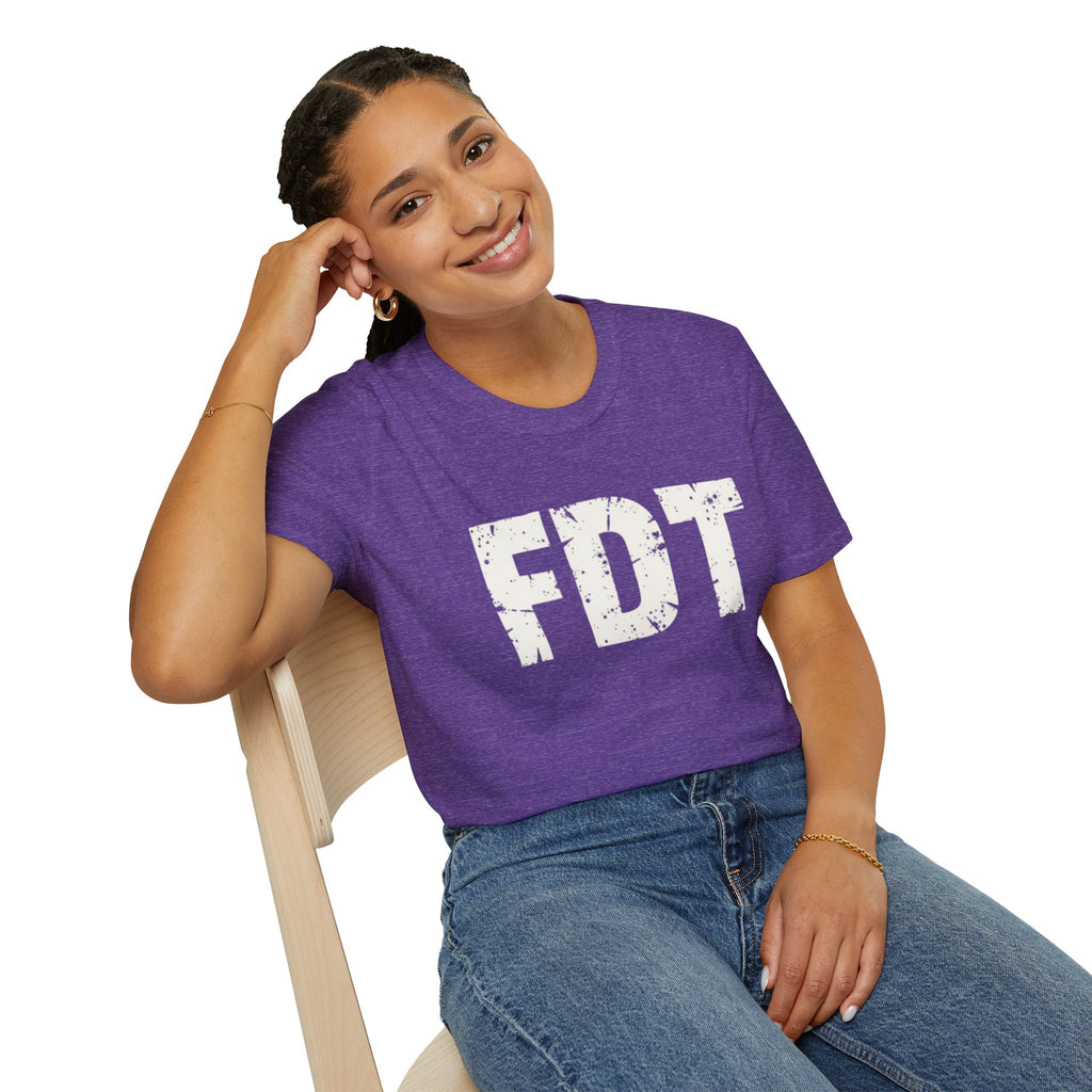 FDT Political Protest Distressed Graphic T-Shirt