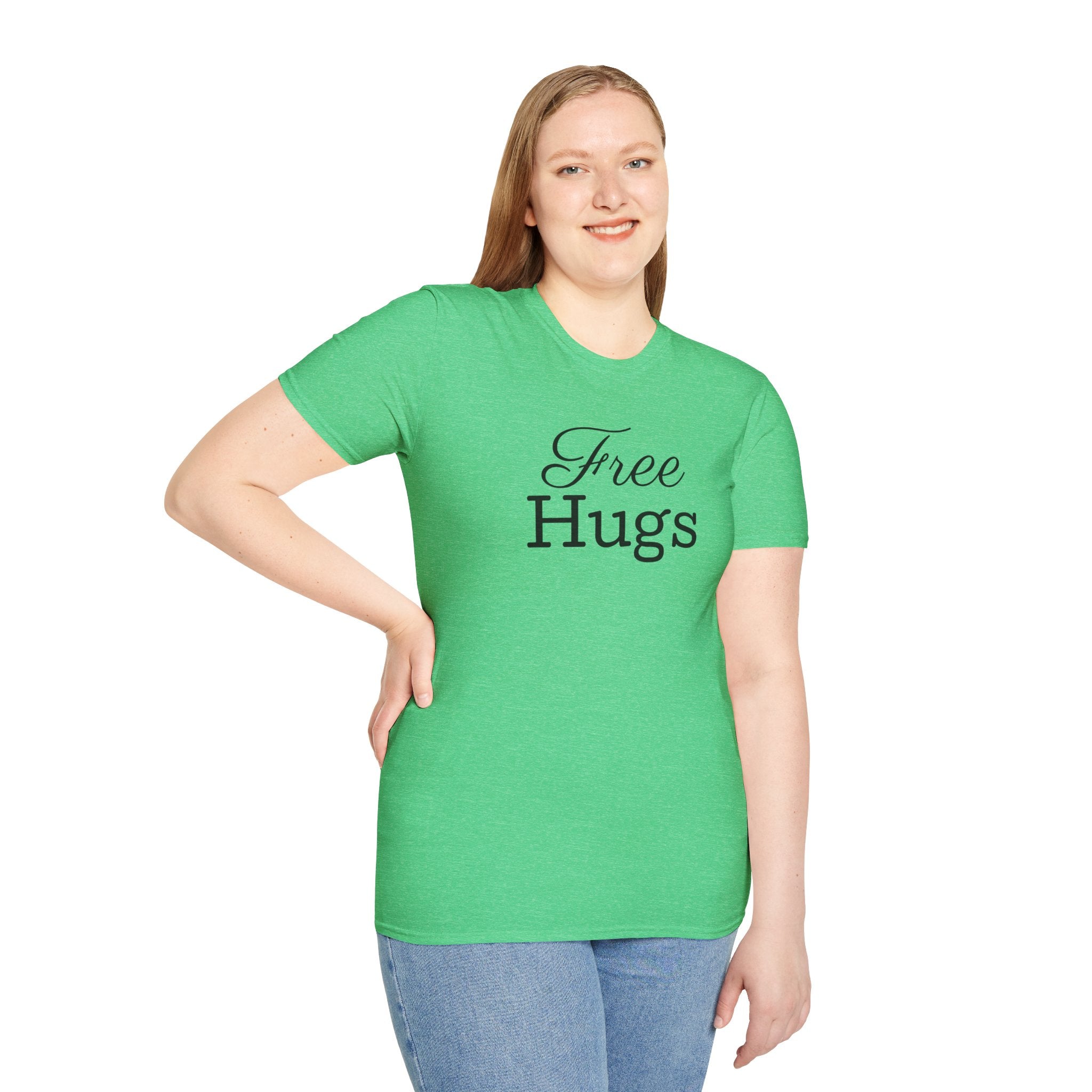 Camiseta unisex de estilo suave con mensaje de apoyo emocional
