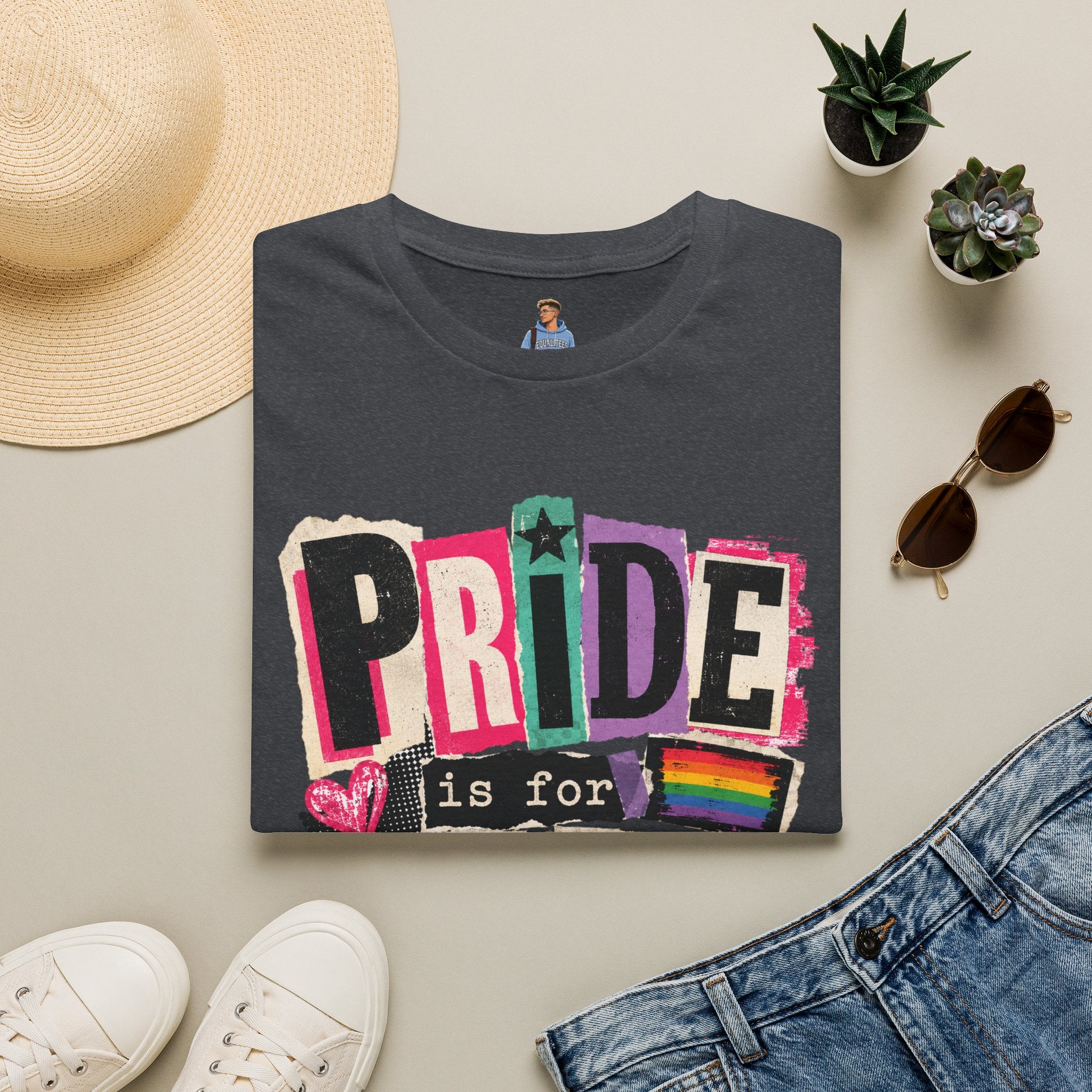 Pride Is for Everyone T-Shirt — Colorful LGBTQ+ Ally Tee