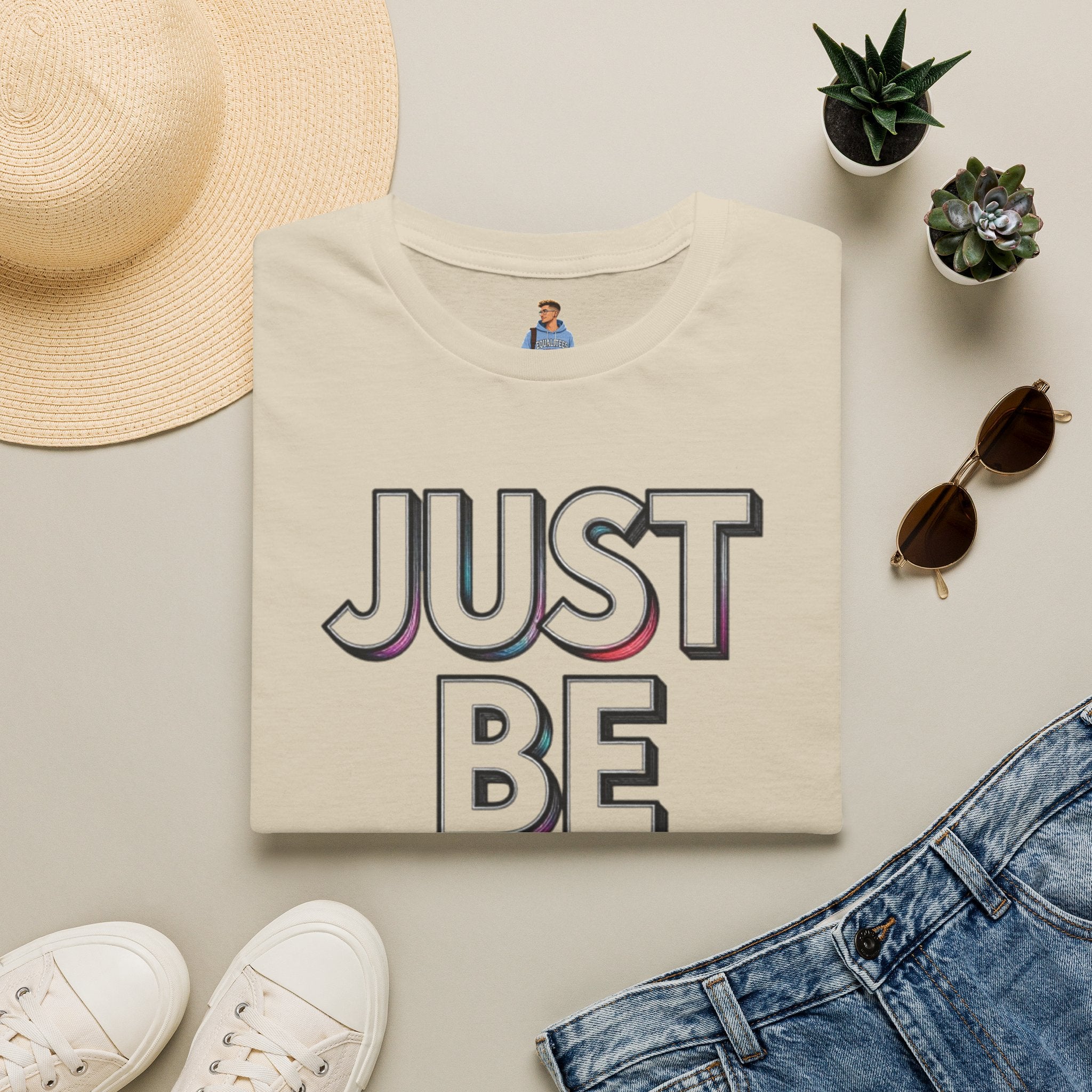 Just Be You T-Shirt — Inspirational Minimalist Graphic Tee