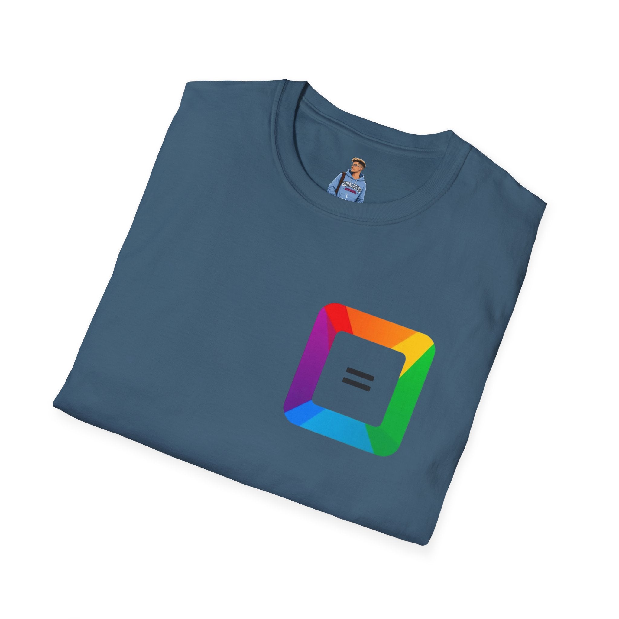 Pride-Theme Unisex Softstyle T-Shirt - "True freedom is Equality for ALL"