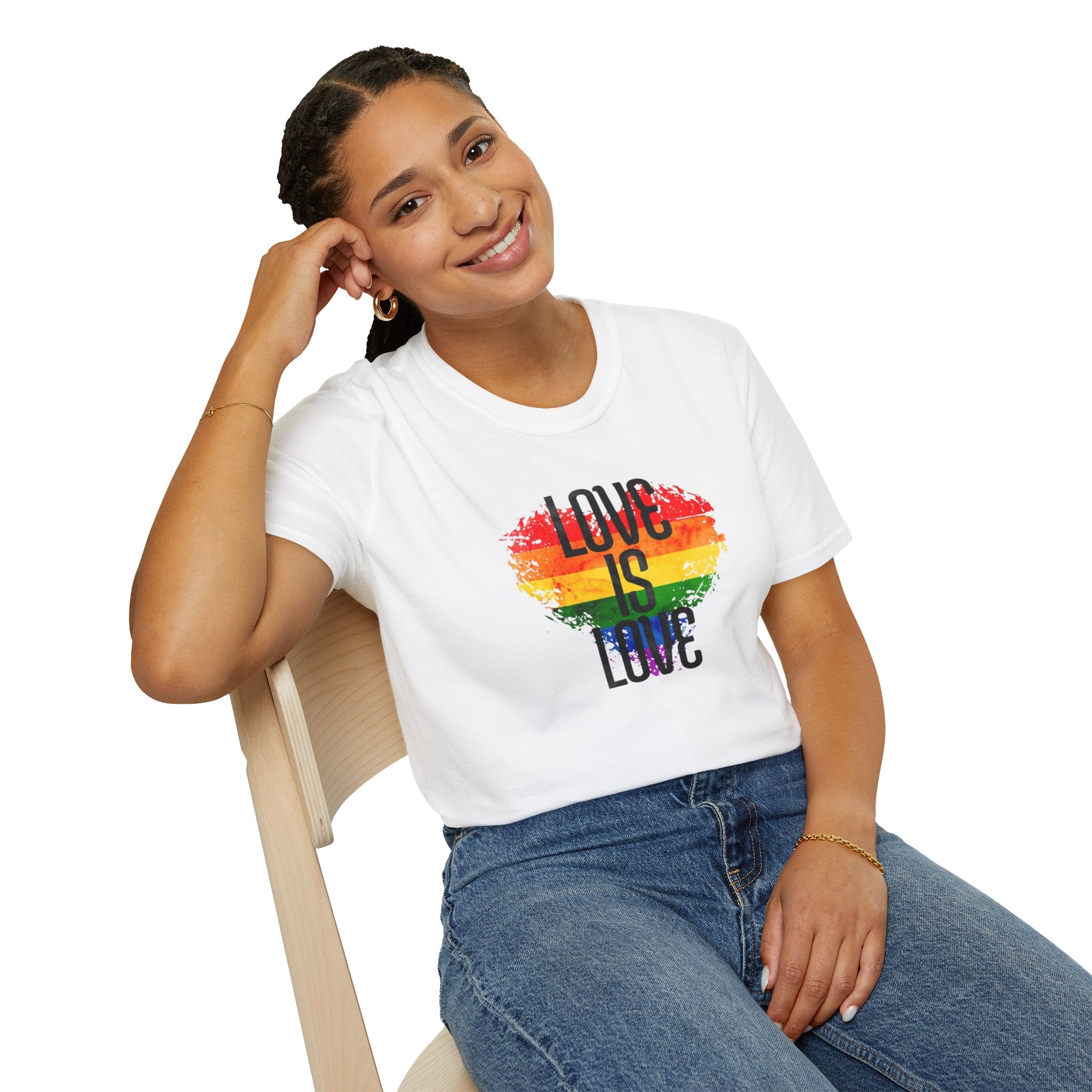 Pride Love Is Love Unisex Softstyle T-Shirt