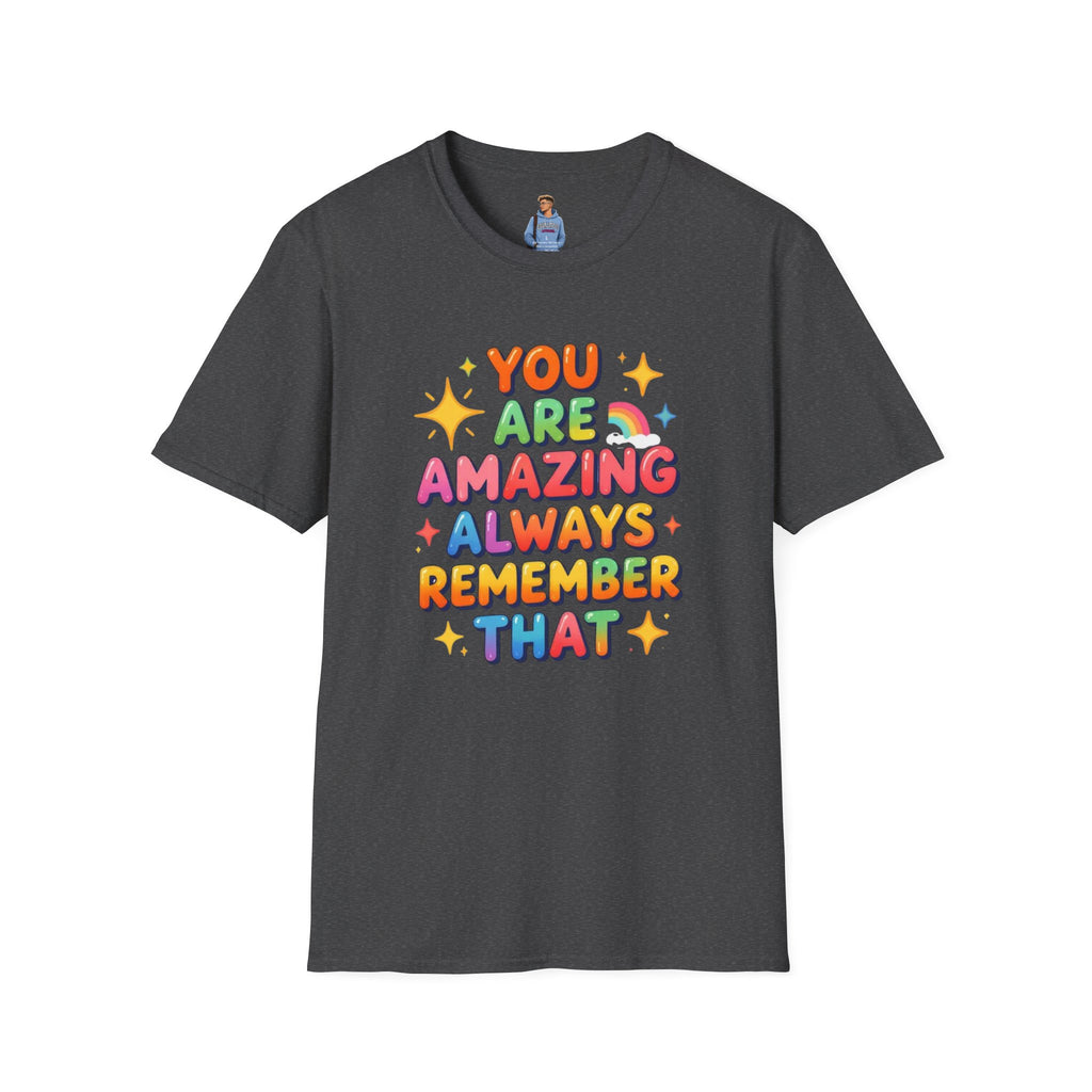 You Are Amazing T-Shirt — Colorful Inspirational Graphic Tee