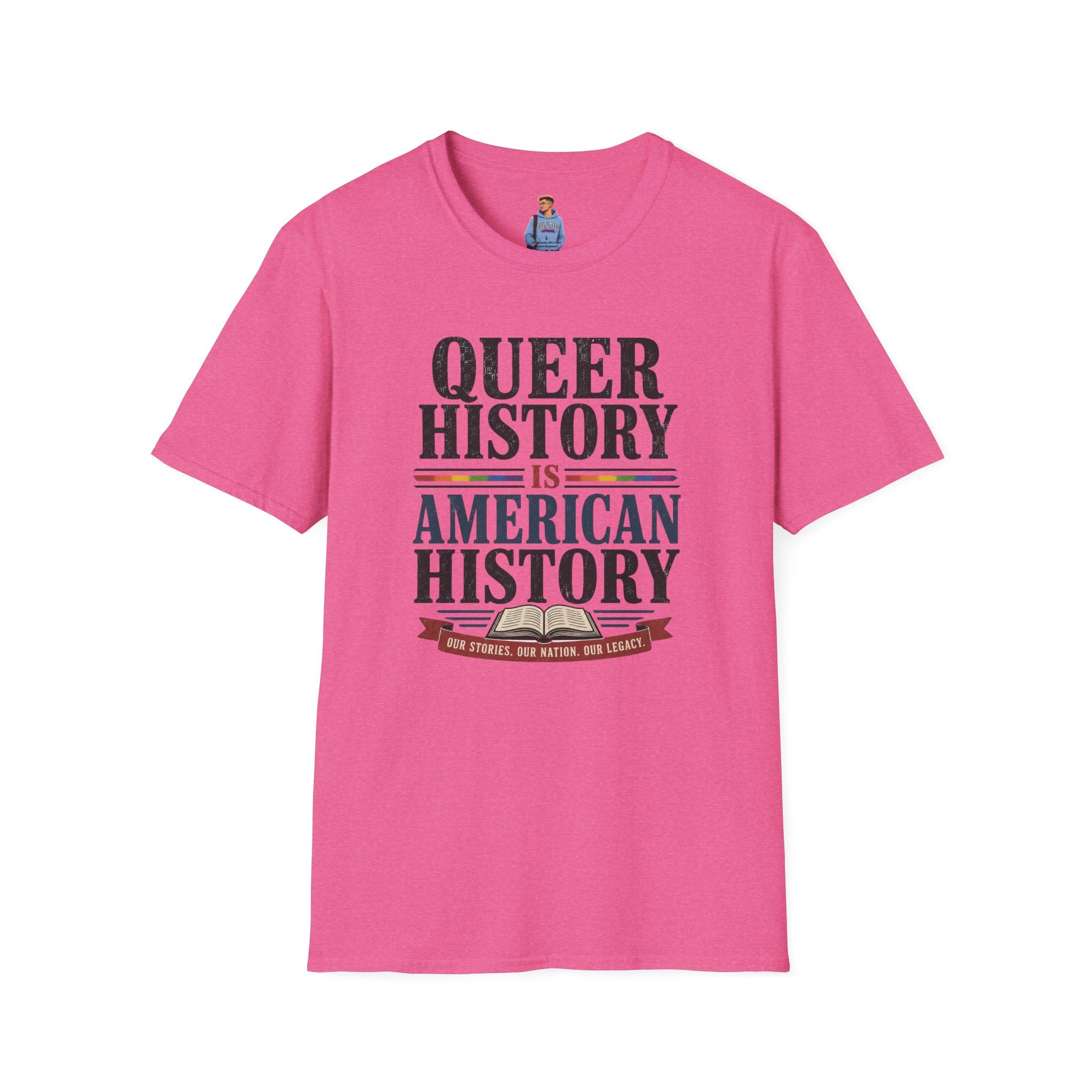 Queer History Is American — Graphic T-Shirt