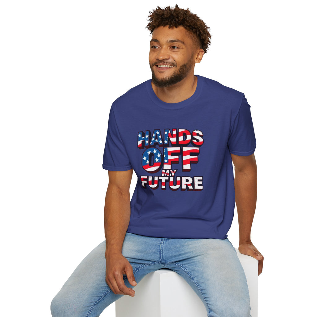 Hands Off My Future Political Statement Tee