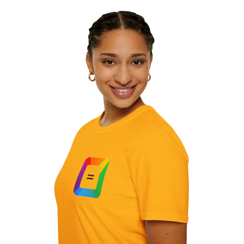 Pride-Theme Unisex Softstyle T-Shirt - "True freedom is Equality for ALL"