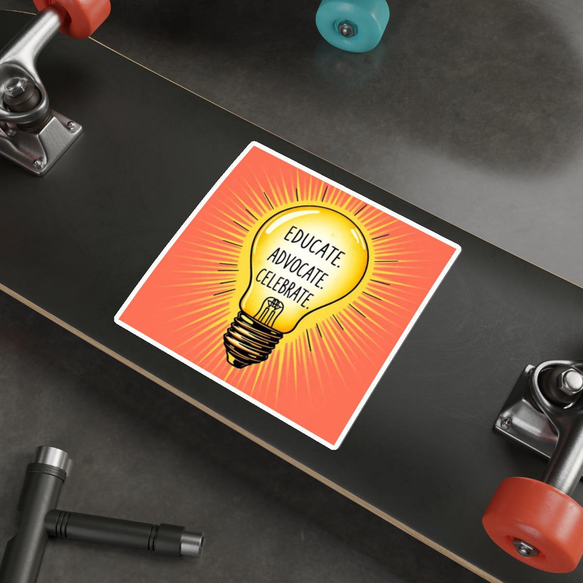 Inspiring Die-Cut Stickers – Educate, Advocate, Celebrate - EqualiTees.Me