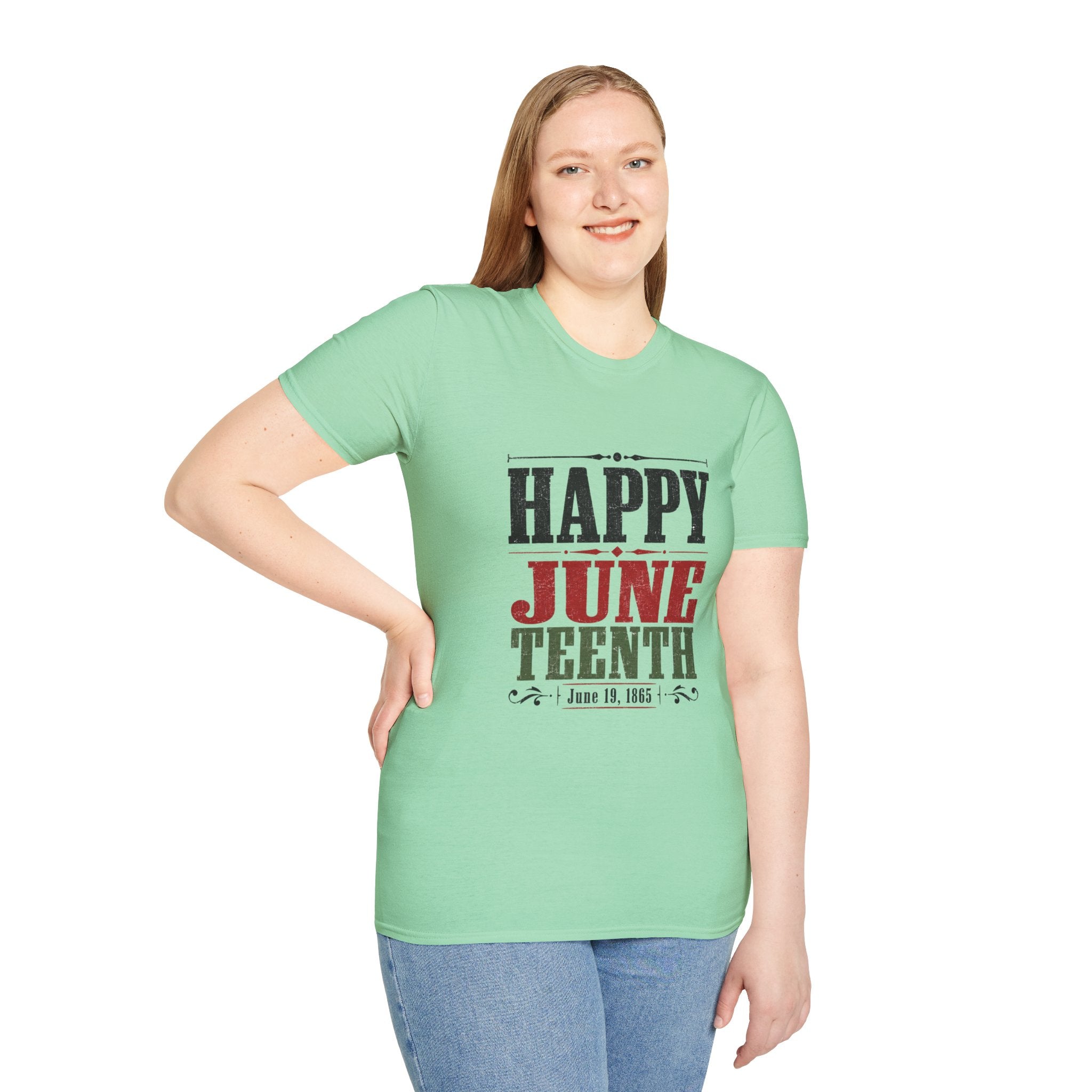 Juneteenth T-Shirt — "Happy Juneteenth" Celebration Tee