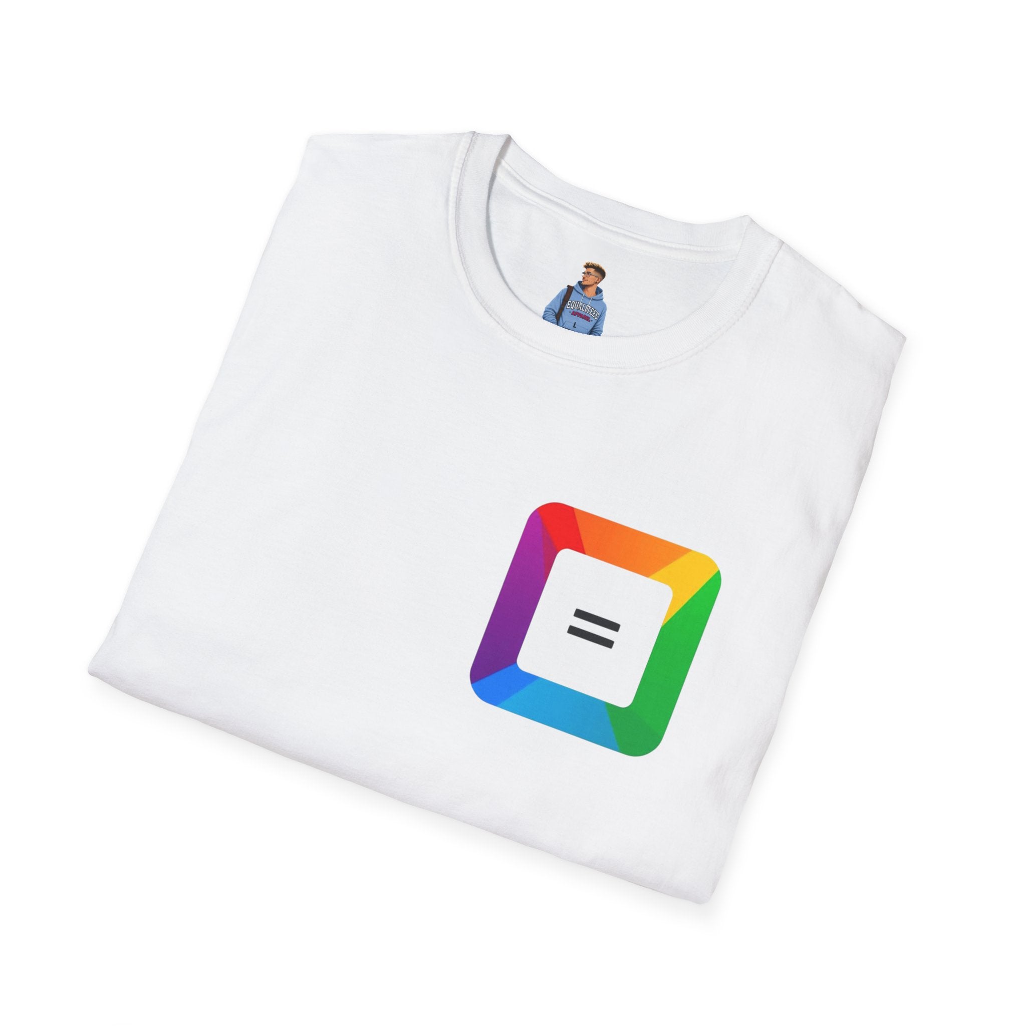Pride-Theme Unisex Softstyle T-Shirt - "True freedom is Equality for ALL"