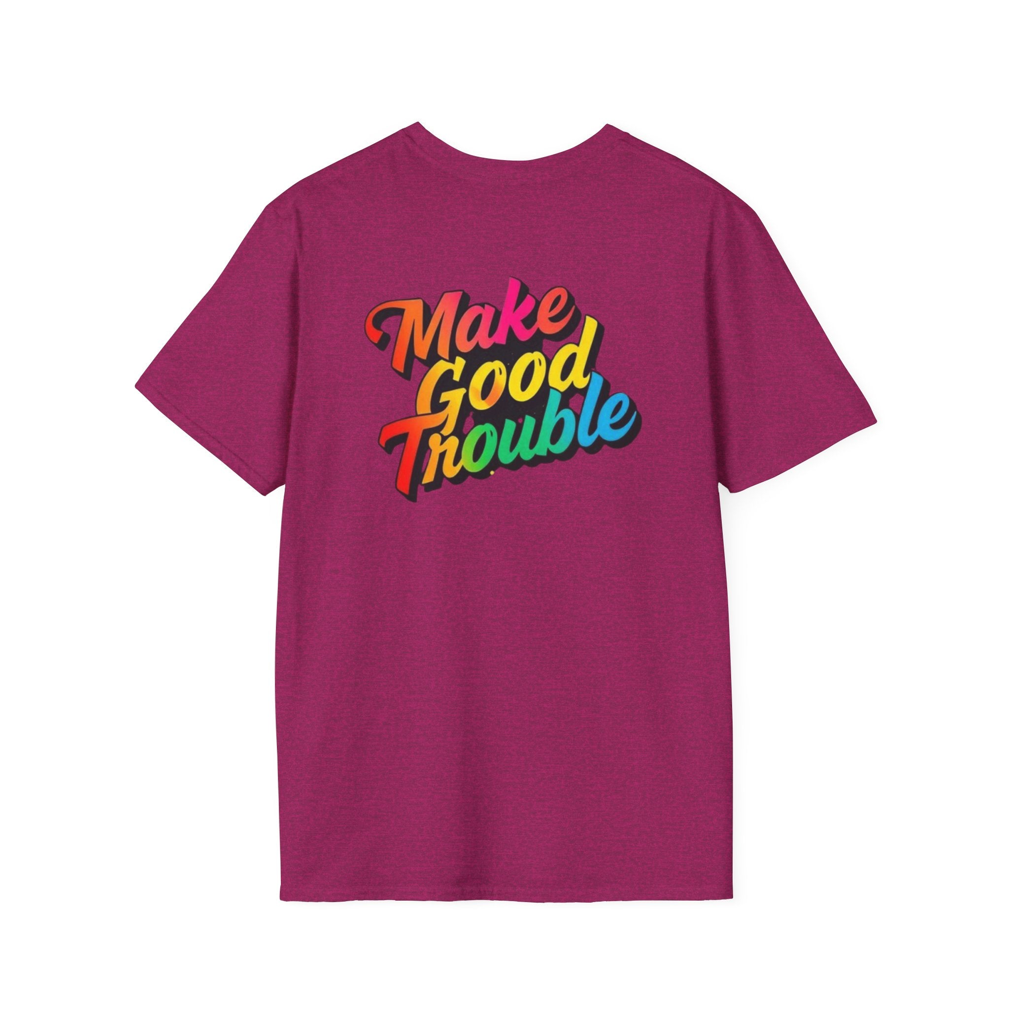 Make Good Trouble' Rainbow T-Shirt
