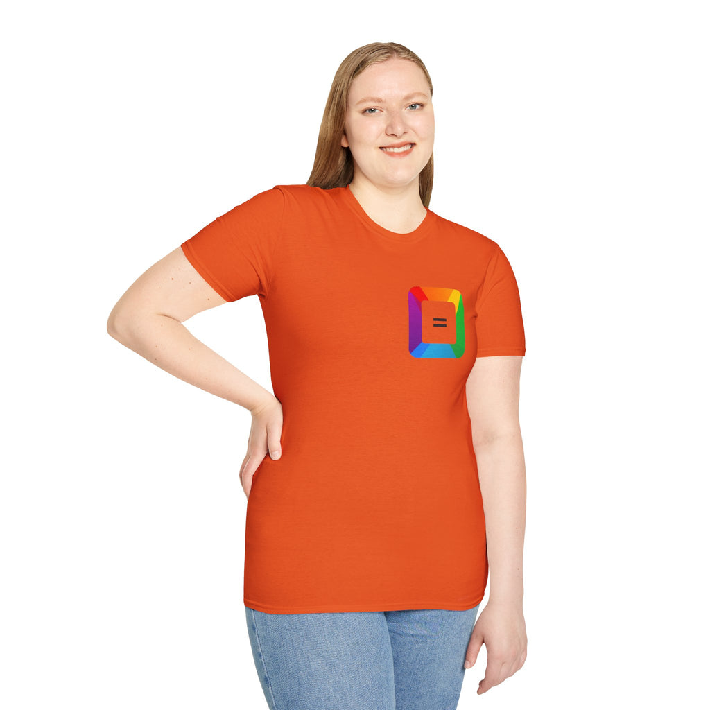 Pride-Theme Unisex Softstyle T-Shirt - "True freedom is Equality for ALL"