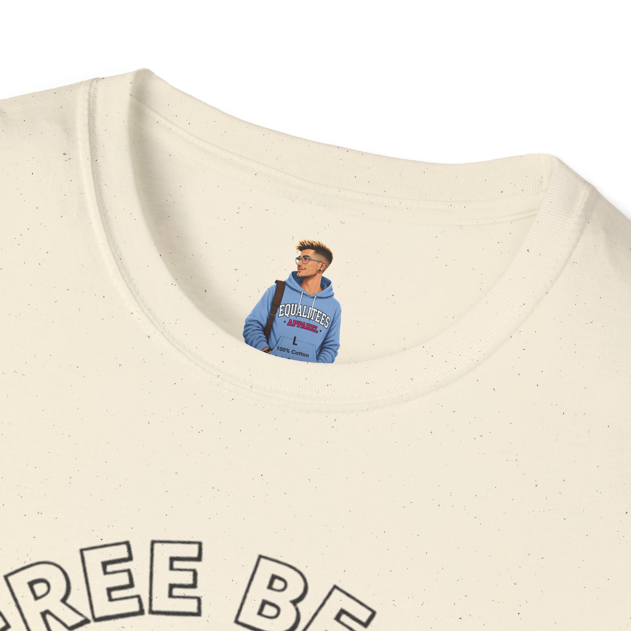Free Bear Hugs Rainbow Paw T-Shirt