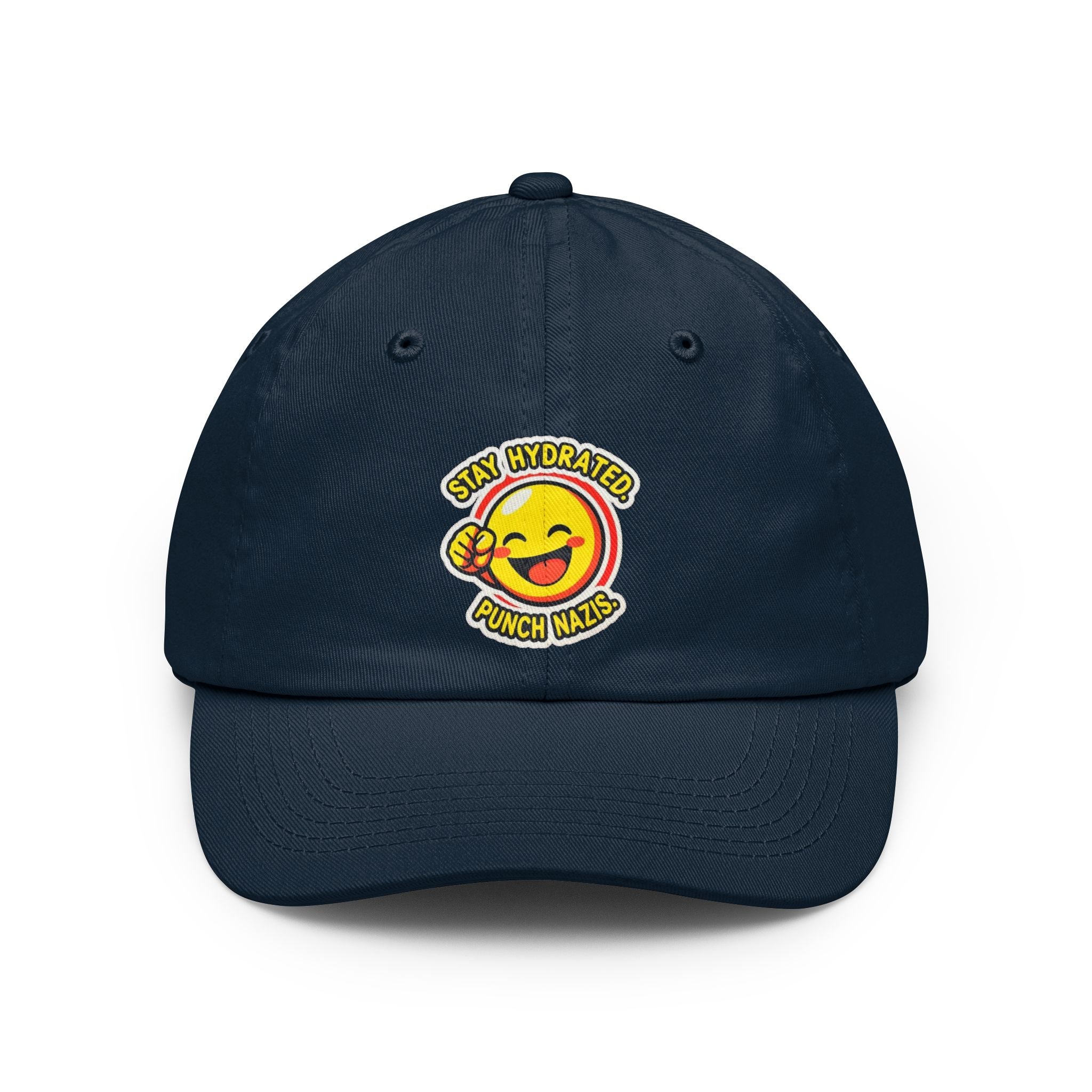 "Stay Hydrated Punch Nazis" Smiley Cap