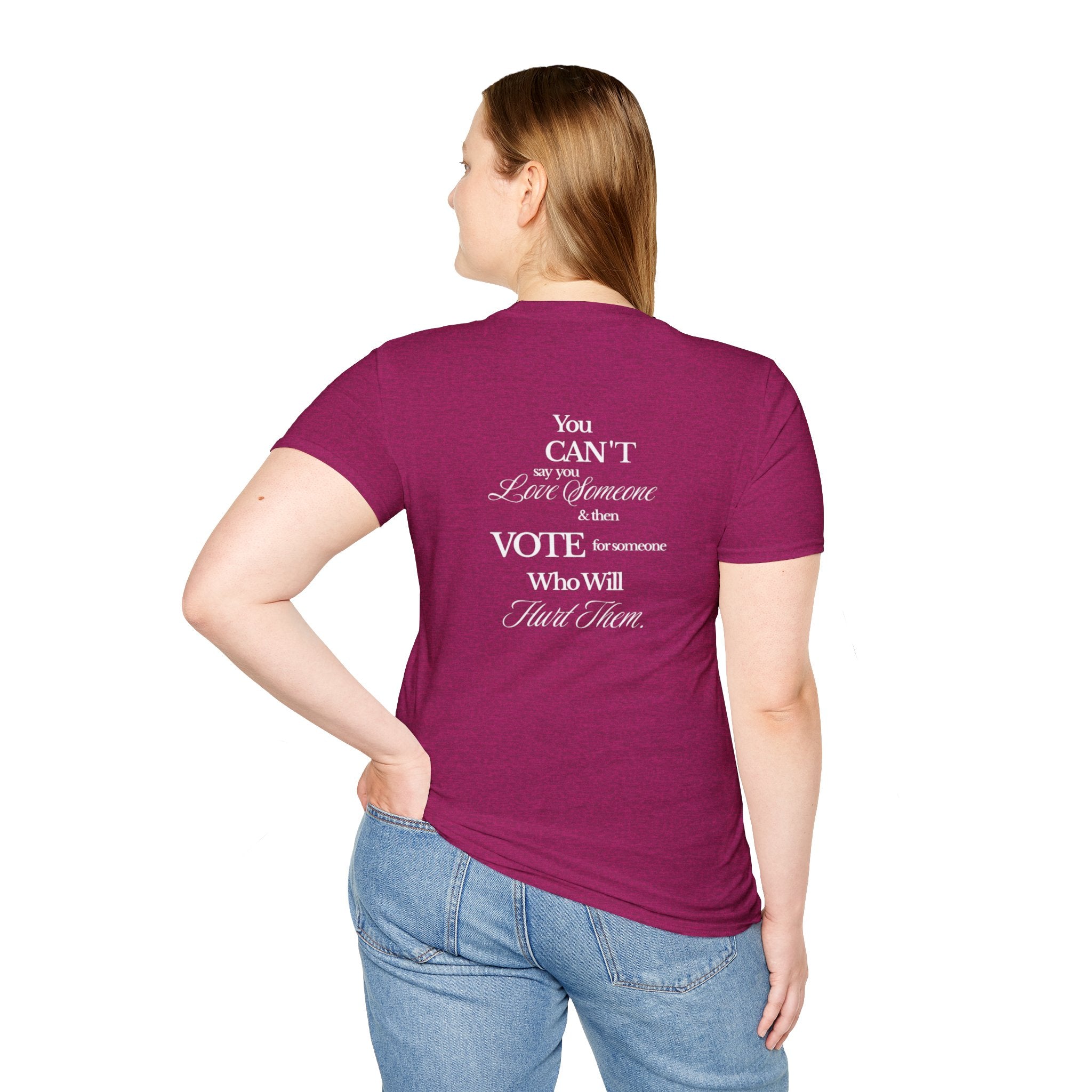 Vote with Your Heart Unisex Softstyle T-Shirt