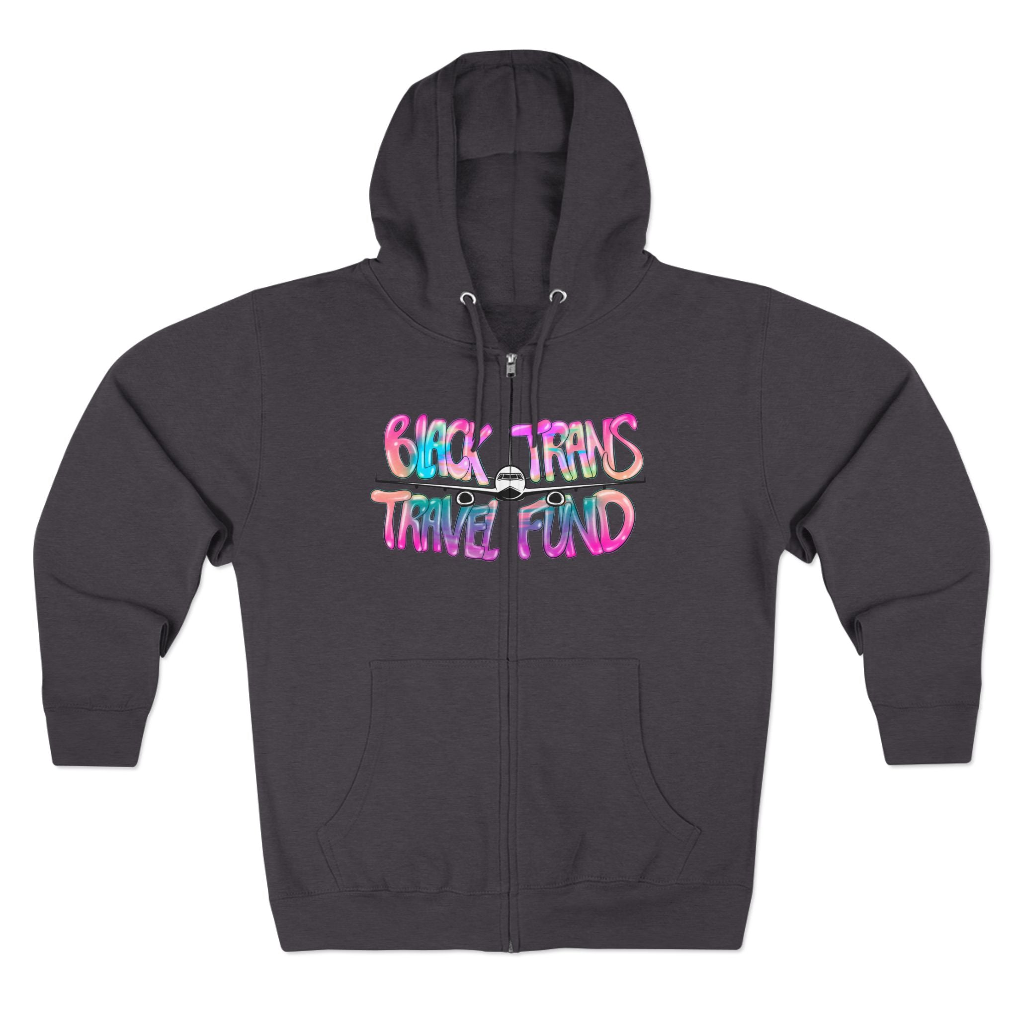 BTTF - Black Trans Travel Fund Unisex Zip-Up Hoodie