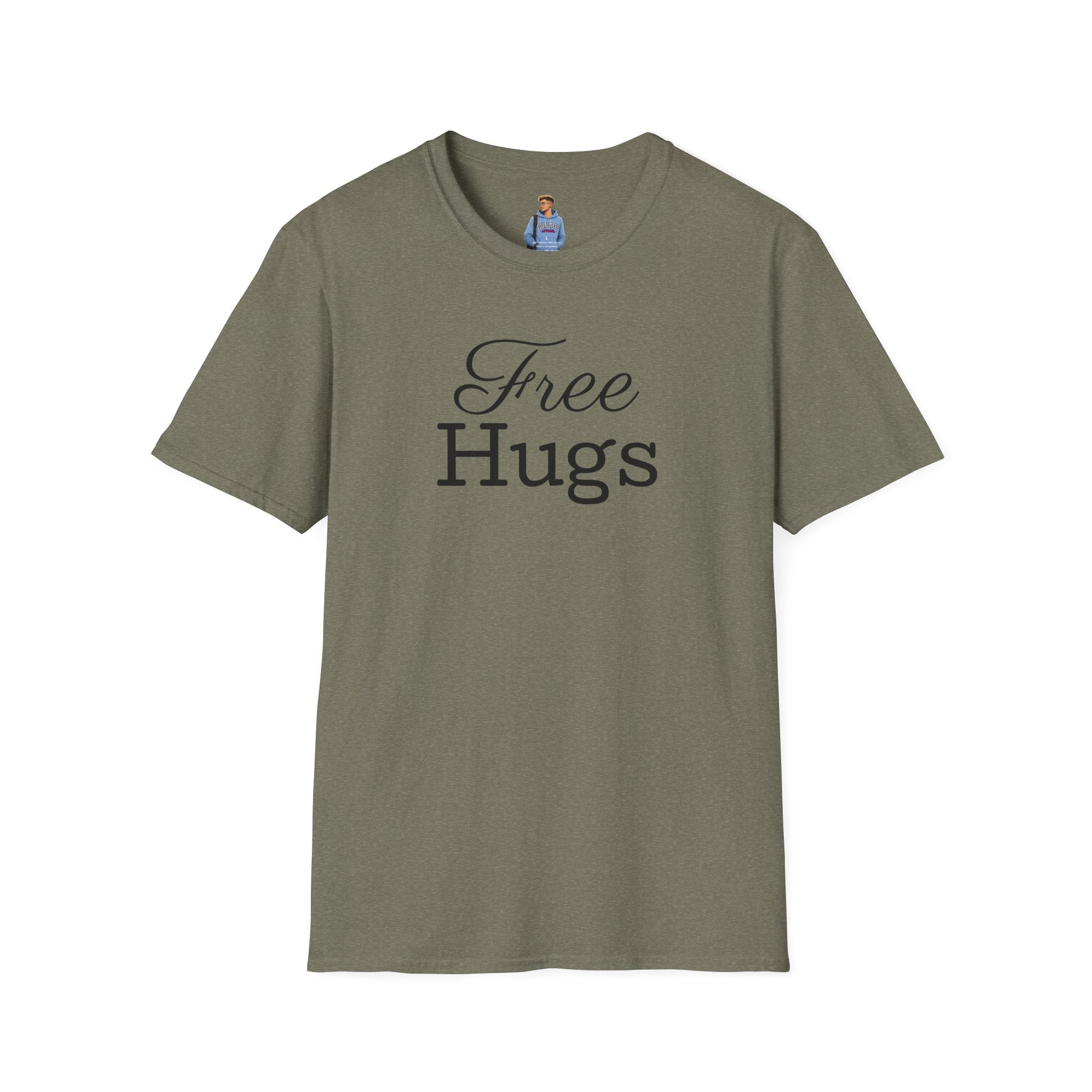 Camiseta unisex de estilo suave con mensaje de apoyo emocional