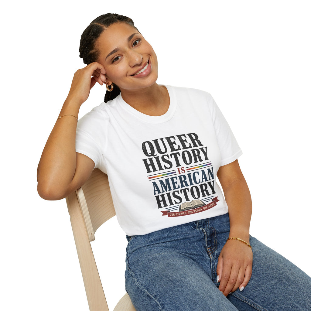 Queer History Is American — Graphic T-Shirt