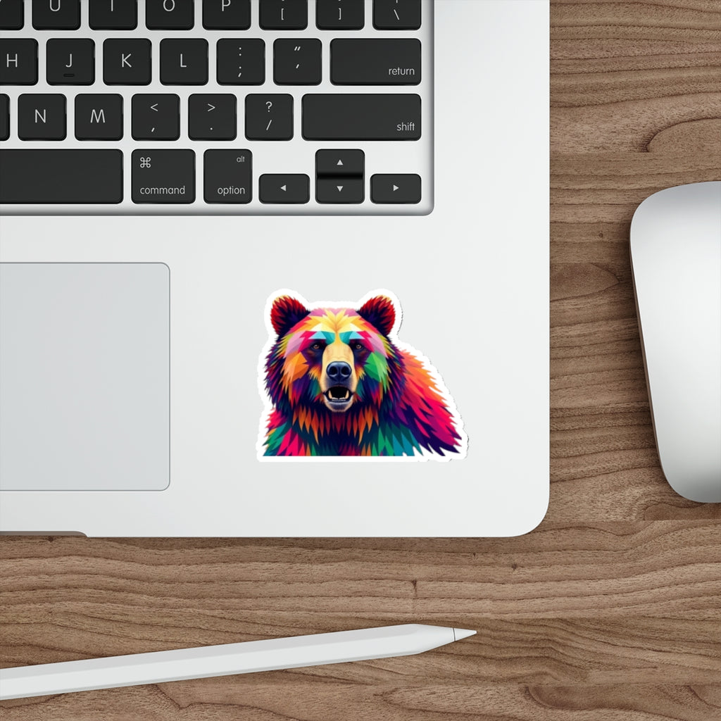 Die-Cut Stickers - Pride Bear - EqualiTees.Me