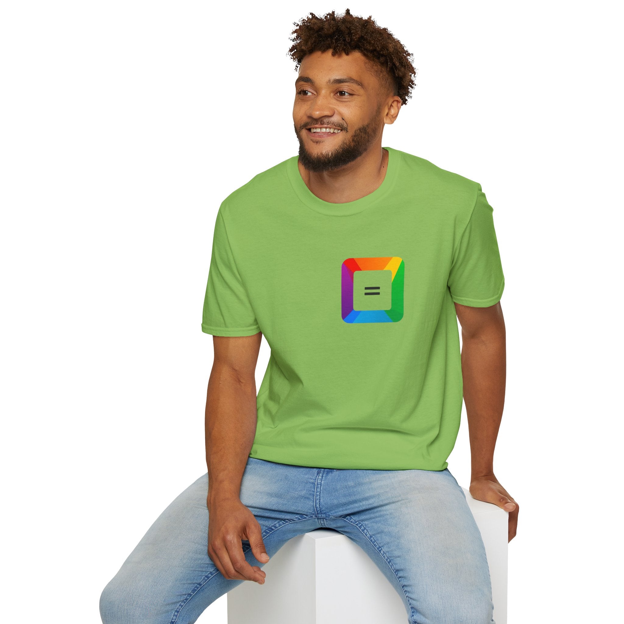 Pride-Theme Unisex Softstyle T-Shirt - "True freedom is Equality for ALL"