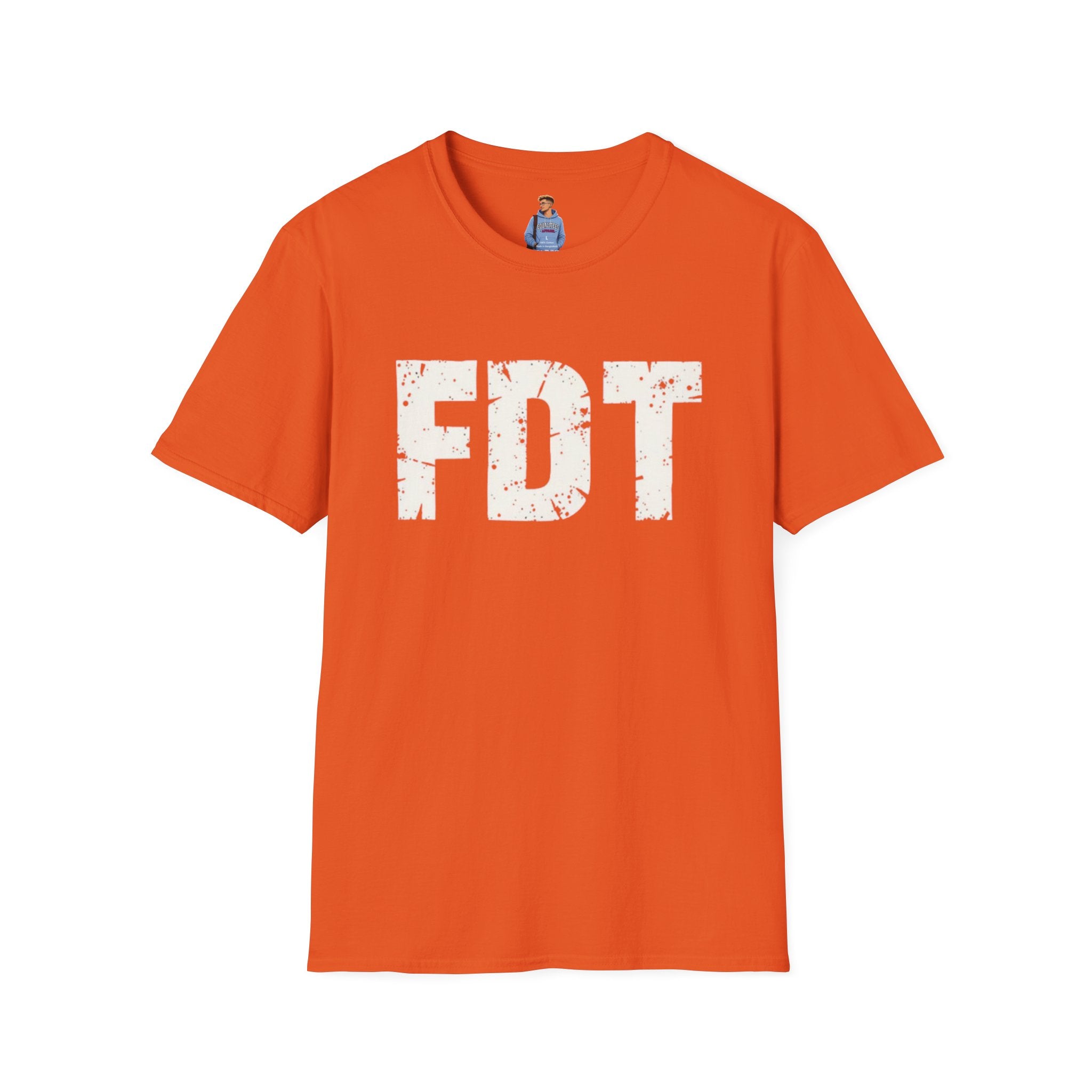 FDT Political Protest Distressed Graphic T-Shirt