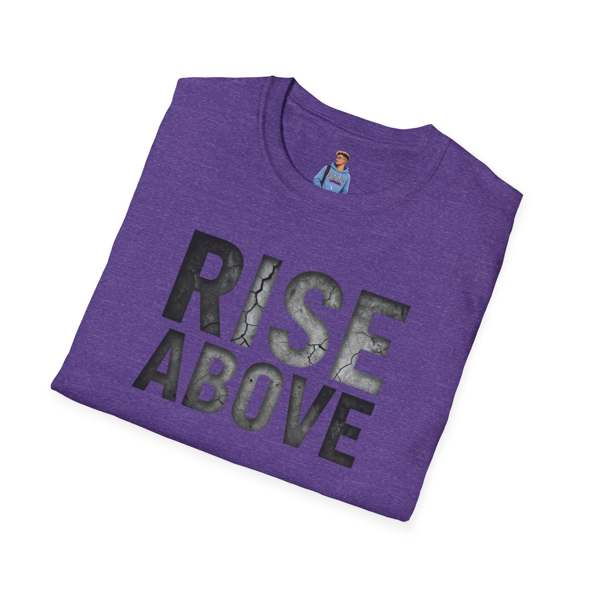 Rise Above Motivational Graphic T-Shirt