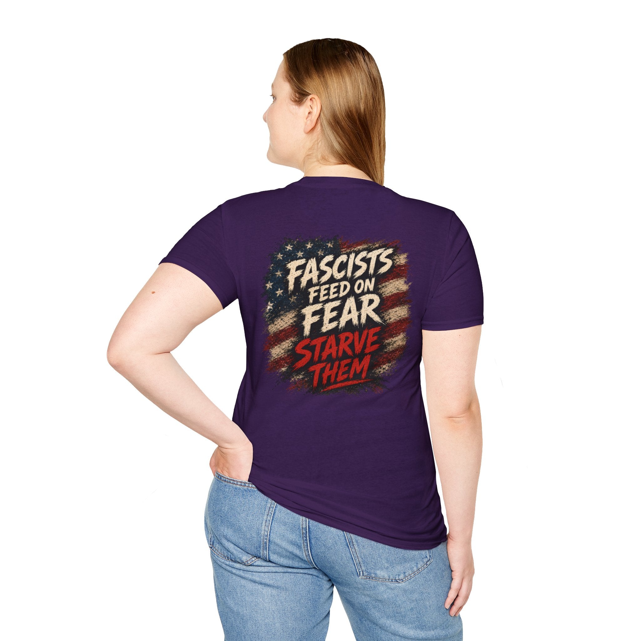 Patriots Don’t Stand For This T-Shirt — Statue of Liberty & Distressed Flag Graphic